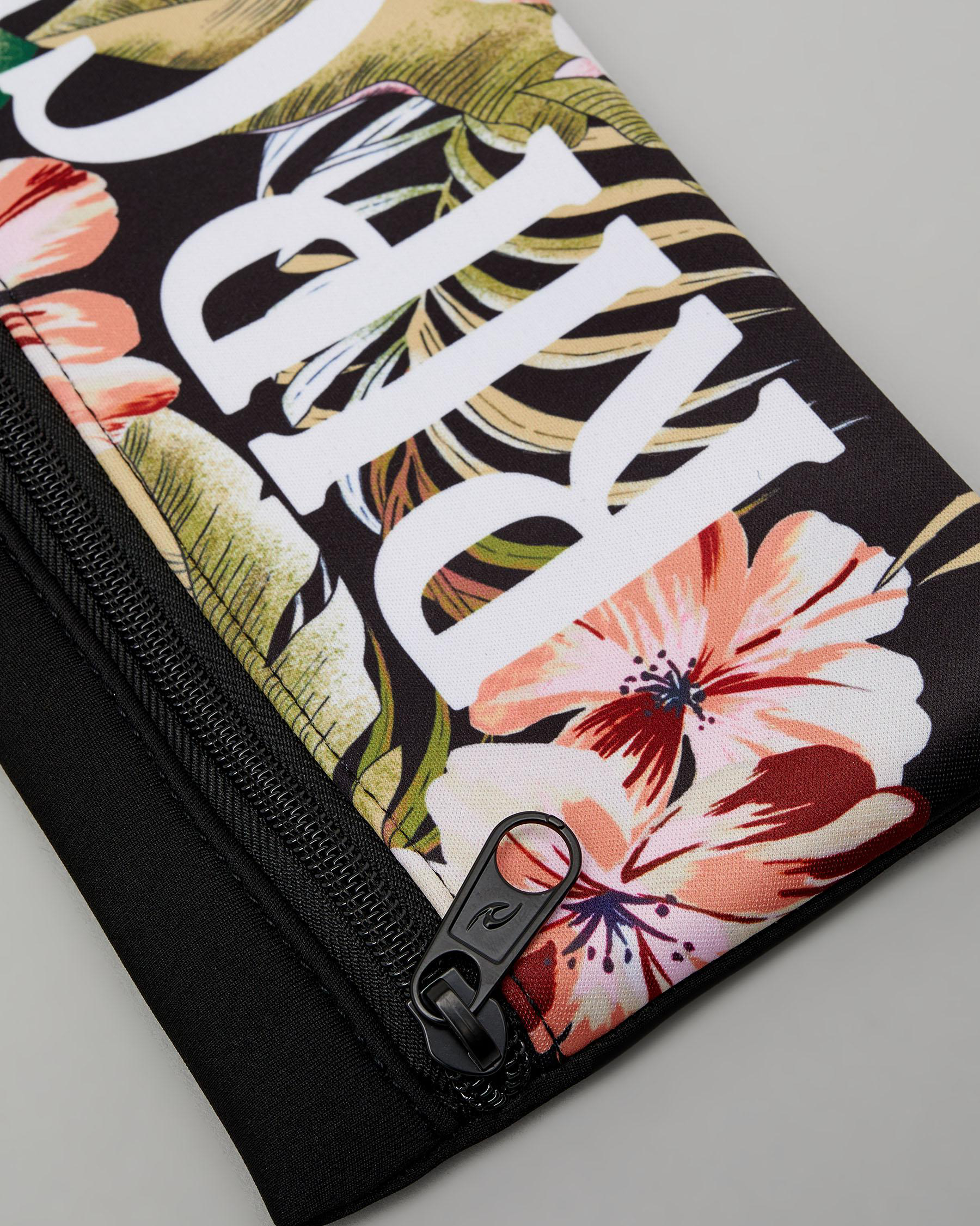 Shop Rip Curl Long Pencil Case In Black/peach Fast Shipping & Easy