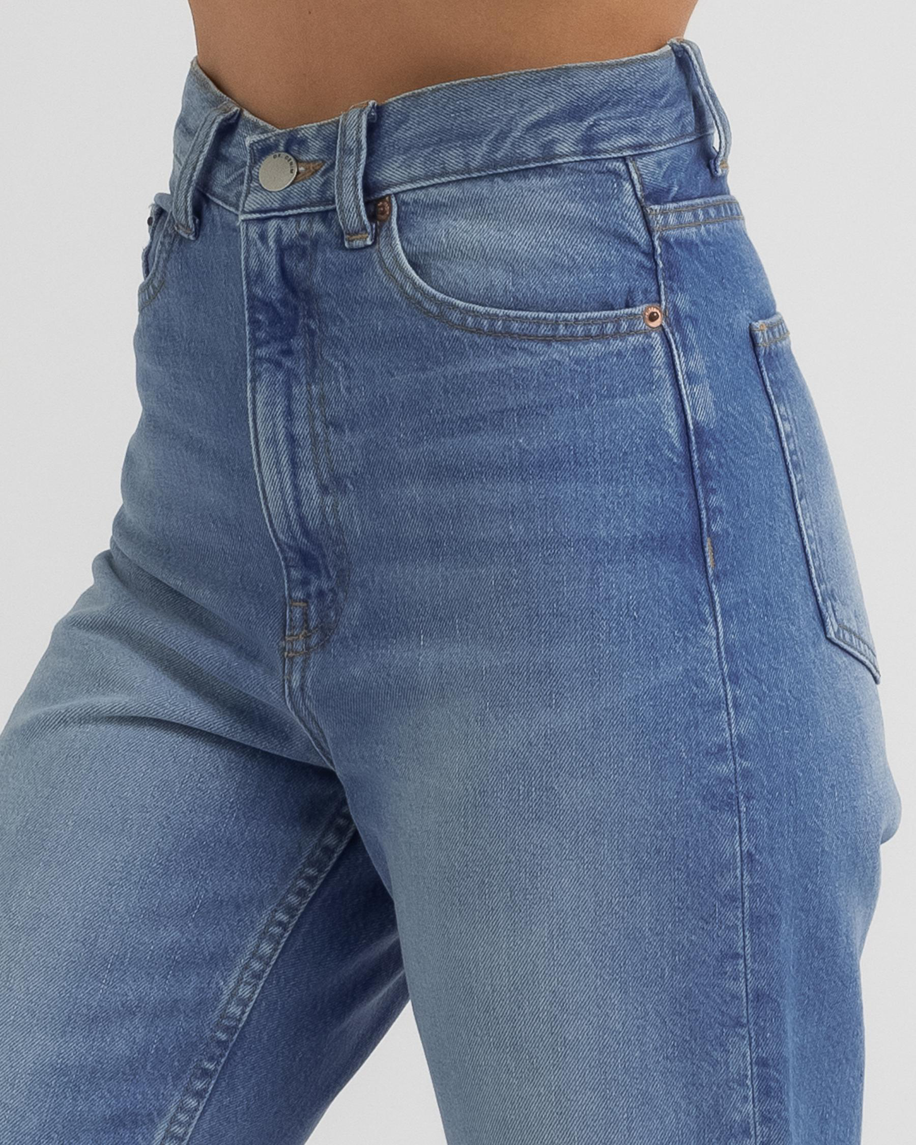 Dr Denim Echo Jeans In Empress Blue Ripped - Fast Shipping & Easy ...