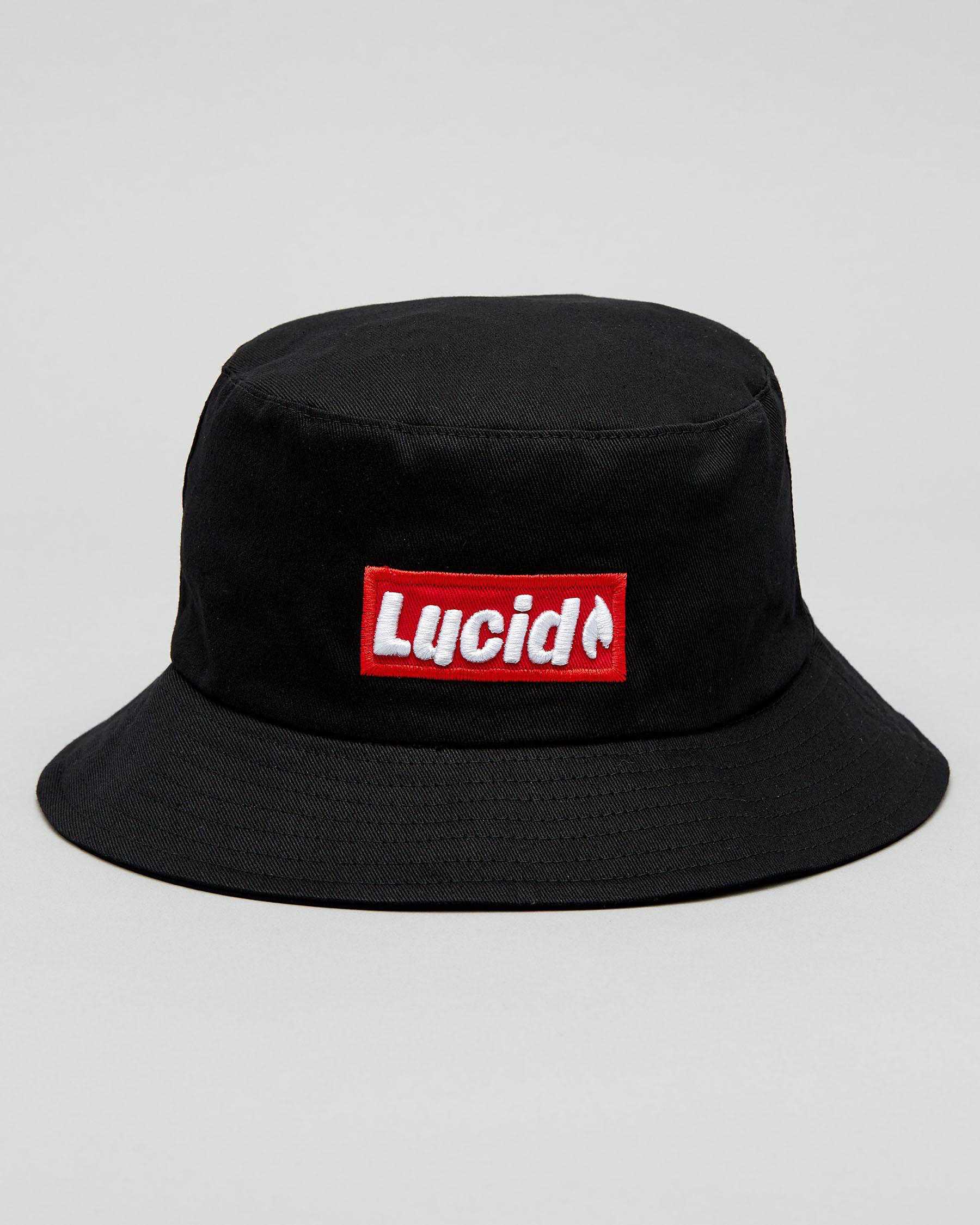 Lucid Boys' Match Bucket Hat In Black Fast Shipping & Easy Returns