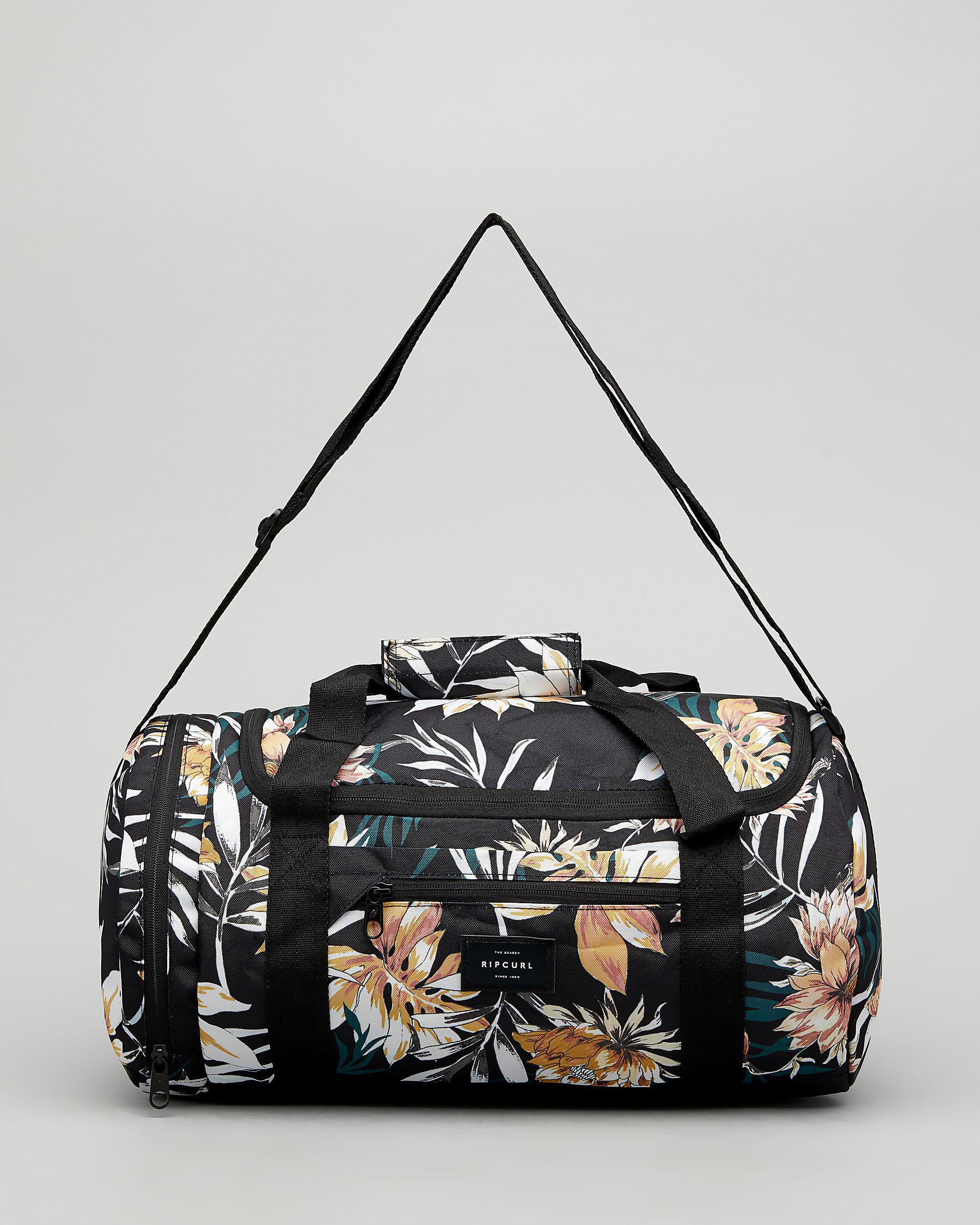 Rip Curl Packable Duffle Bag In Black Fast Shipping & Easy Returns