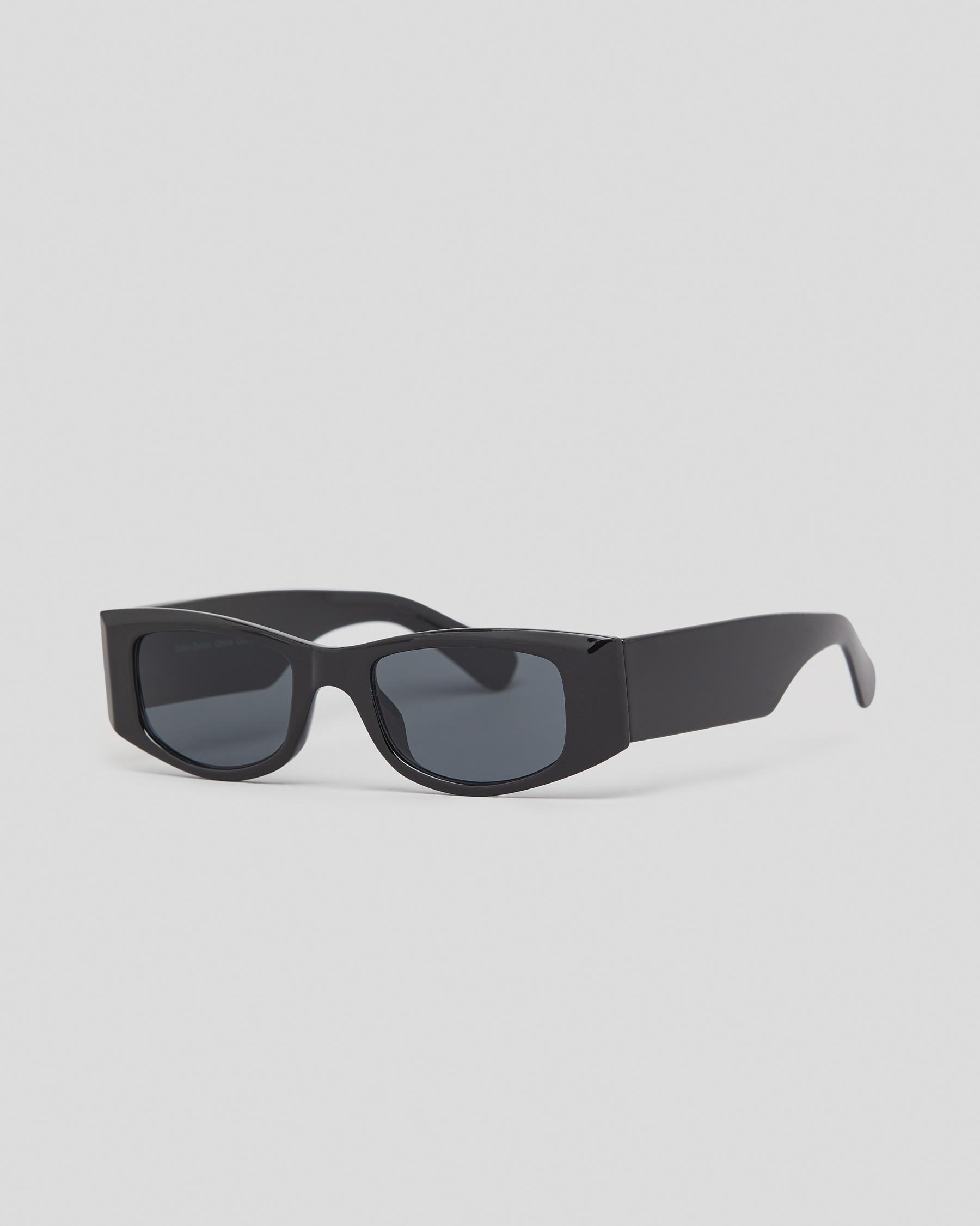 Shop Indie Eyewear Daytona Sunglasses In Black/black Fast Shipping