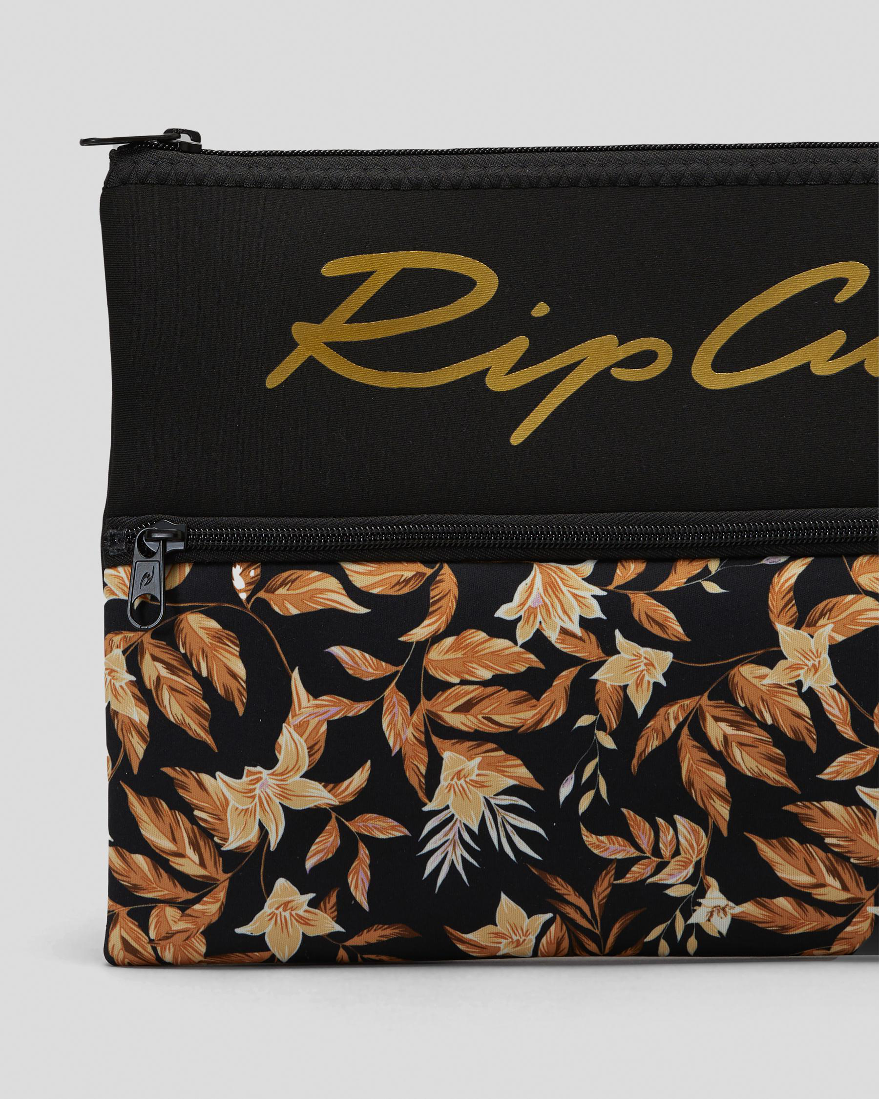 Shop Rip Curl XL Pencil Case In Black Fast Shipping & Easy Returns