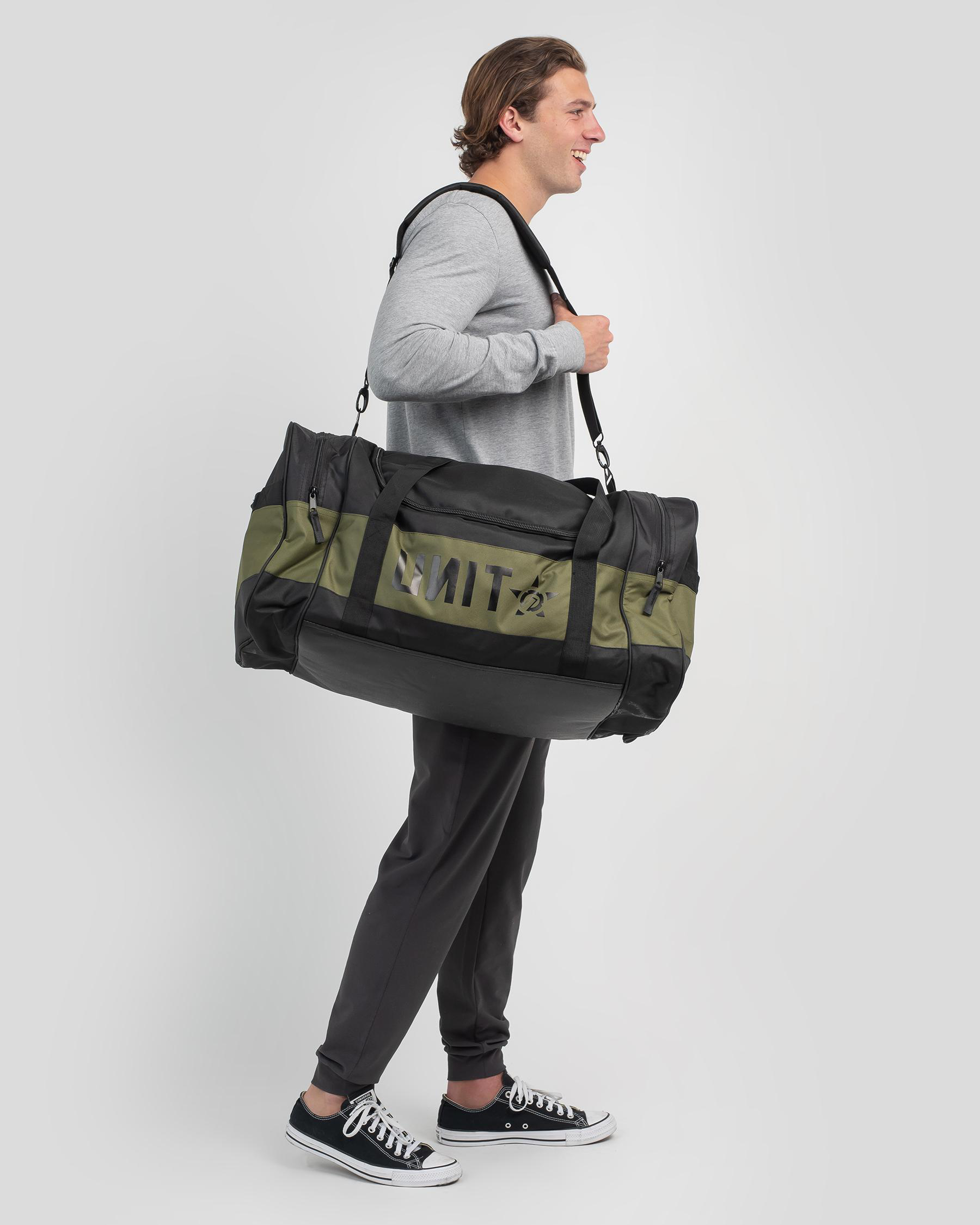 Shop Unit Tour Large Duffle Bag In Military Fast Shipping & Easy