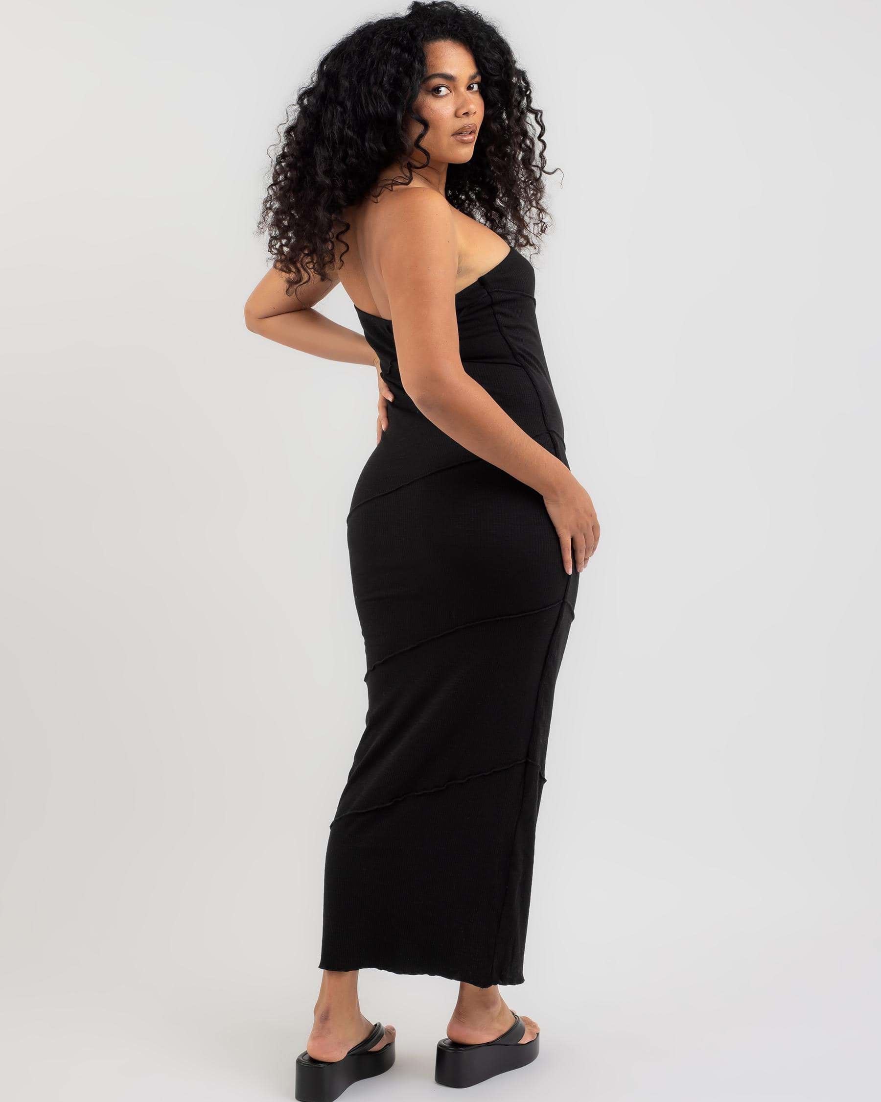 Mooloola Giselle Maxi Dress In Black - Fast Shipping & Easy Returns ...