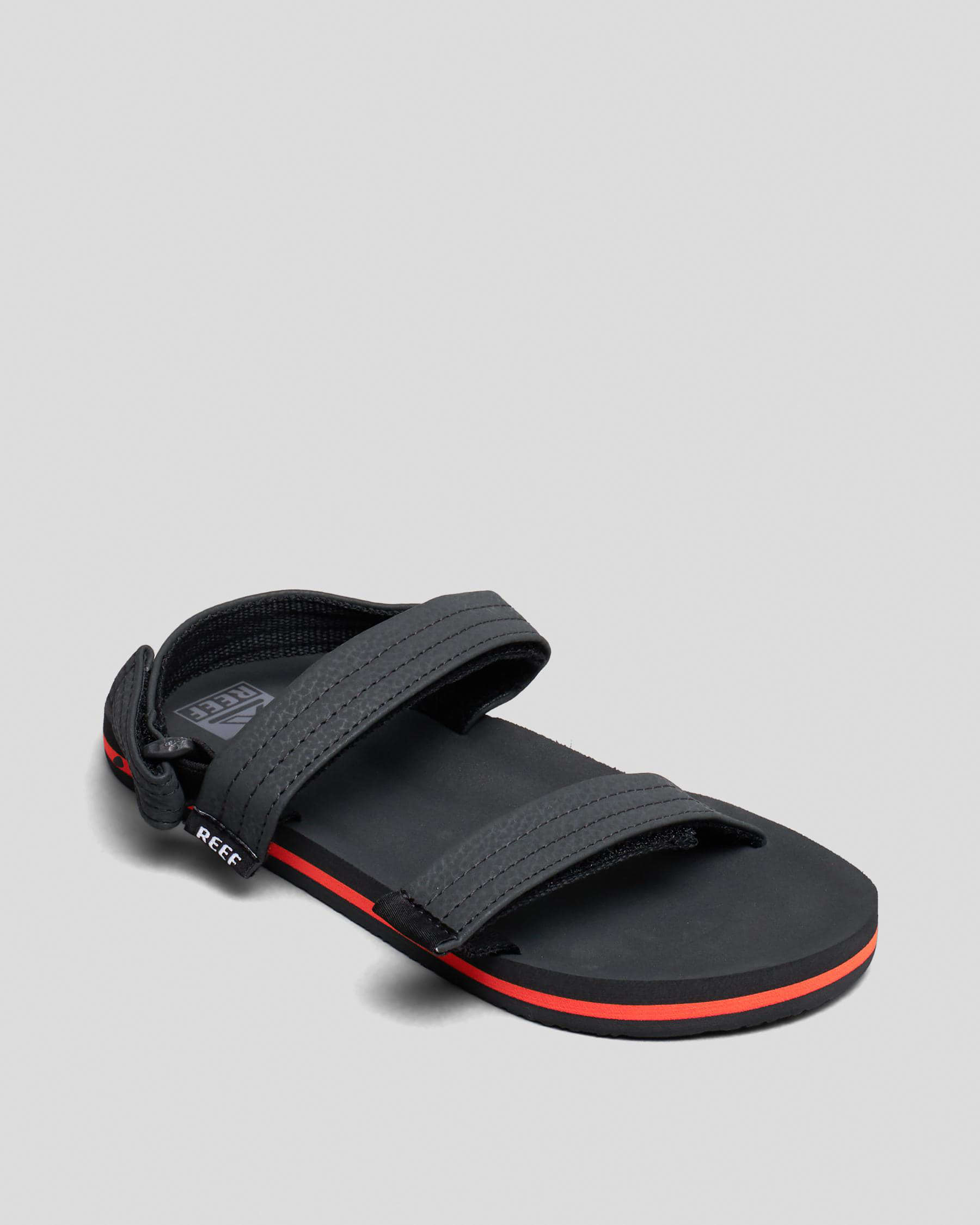 Reef Boys' Ahi Convertible Sandals In Grey/orange - Fast Shipping ...