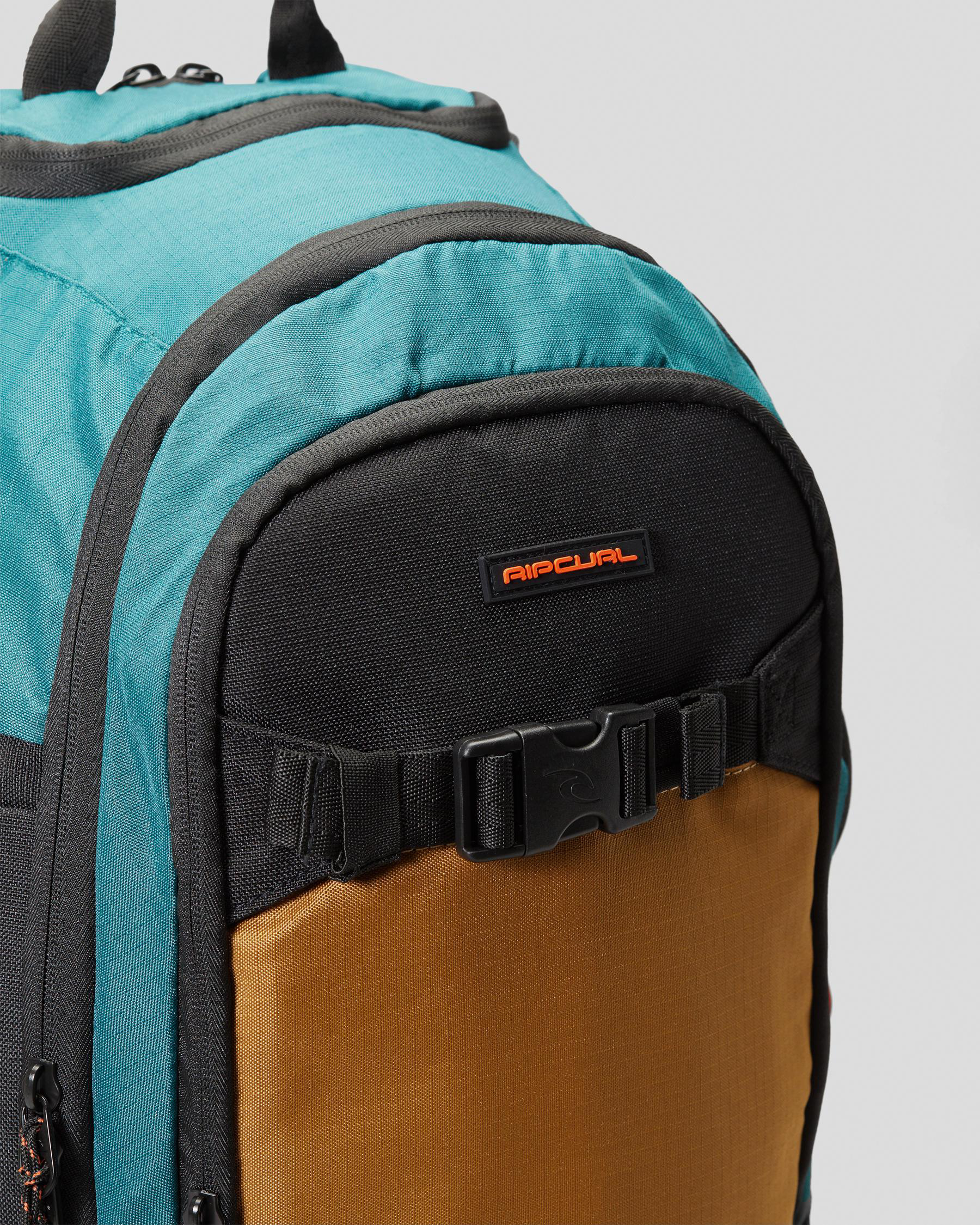 Shop Rip Curl Posse 33L Journeys Backpack In Blue Green Fast Shipping