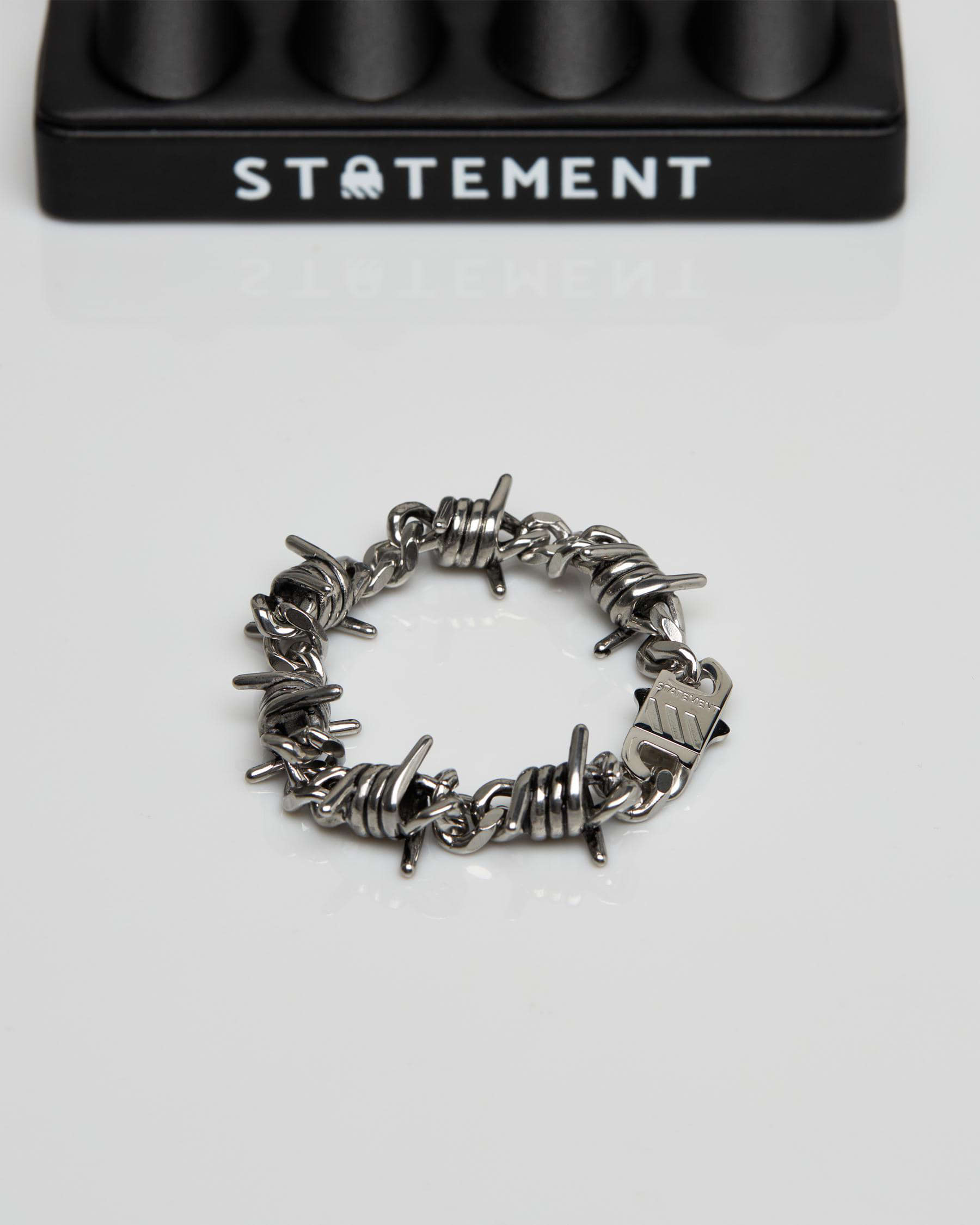 ECHT etNox hard and heavy Barbed Wire Unisex Bracelet Standard, Stainless  Steel, : Amazon.co.uk: Fashion