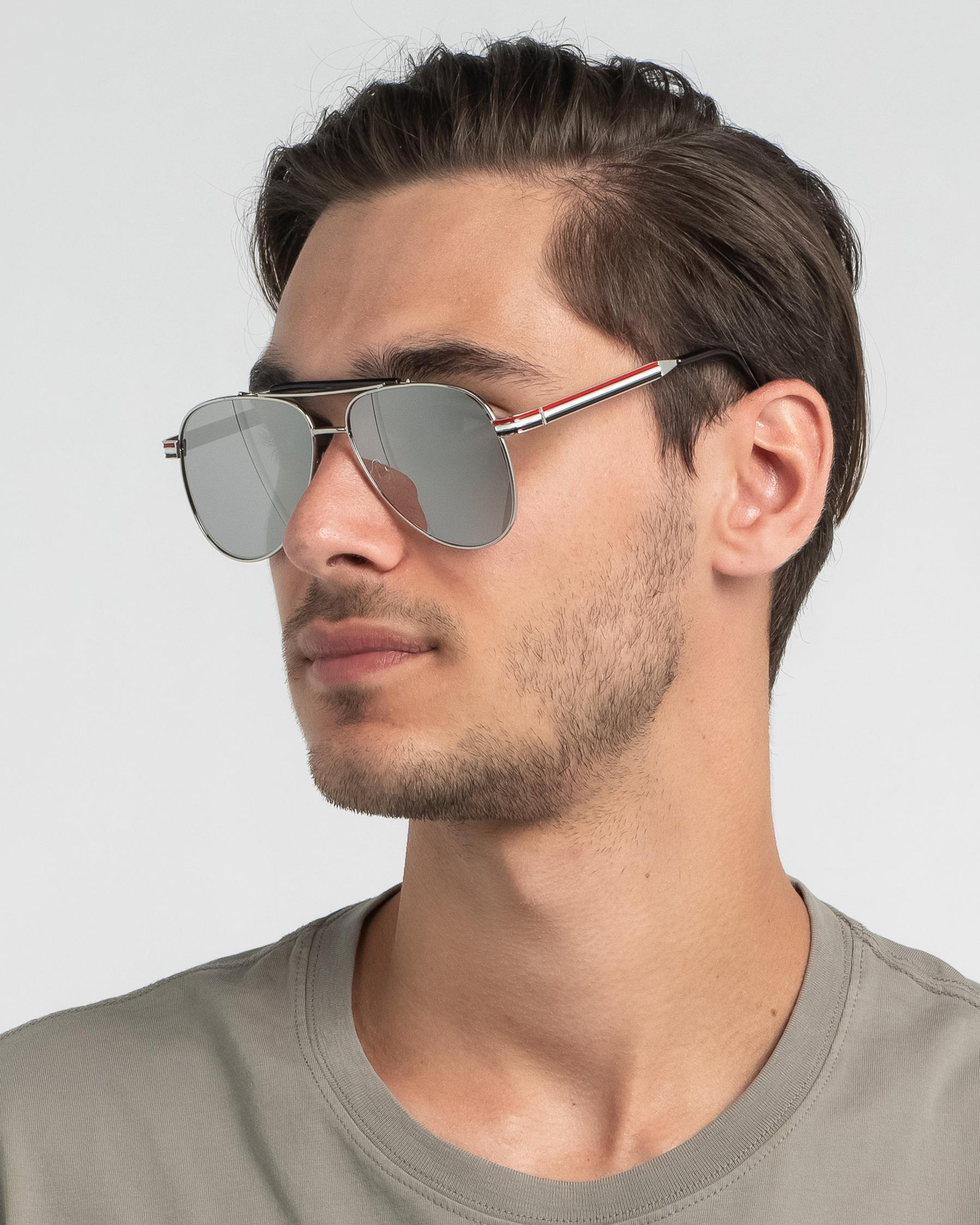 Shop Lucid Florence Sunglasses In Silver/multi Fast Shipping & Easy