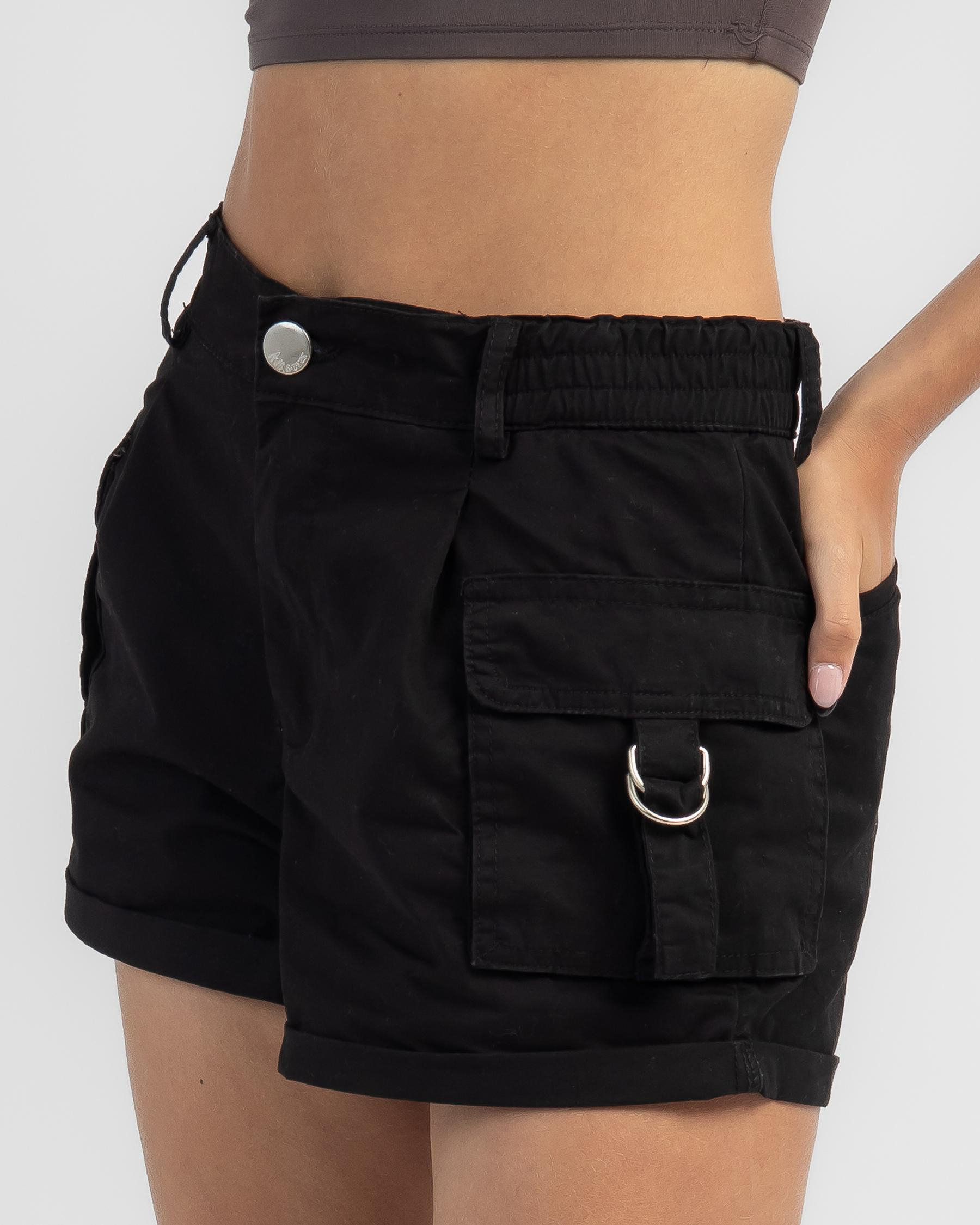 Ava And Ever Moria Shorts In Black - Fast Shipping & Easy Returns ...