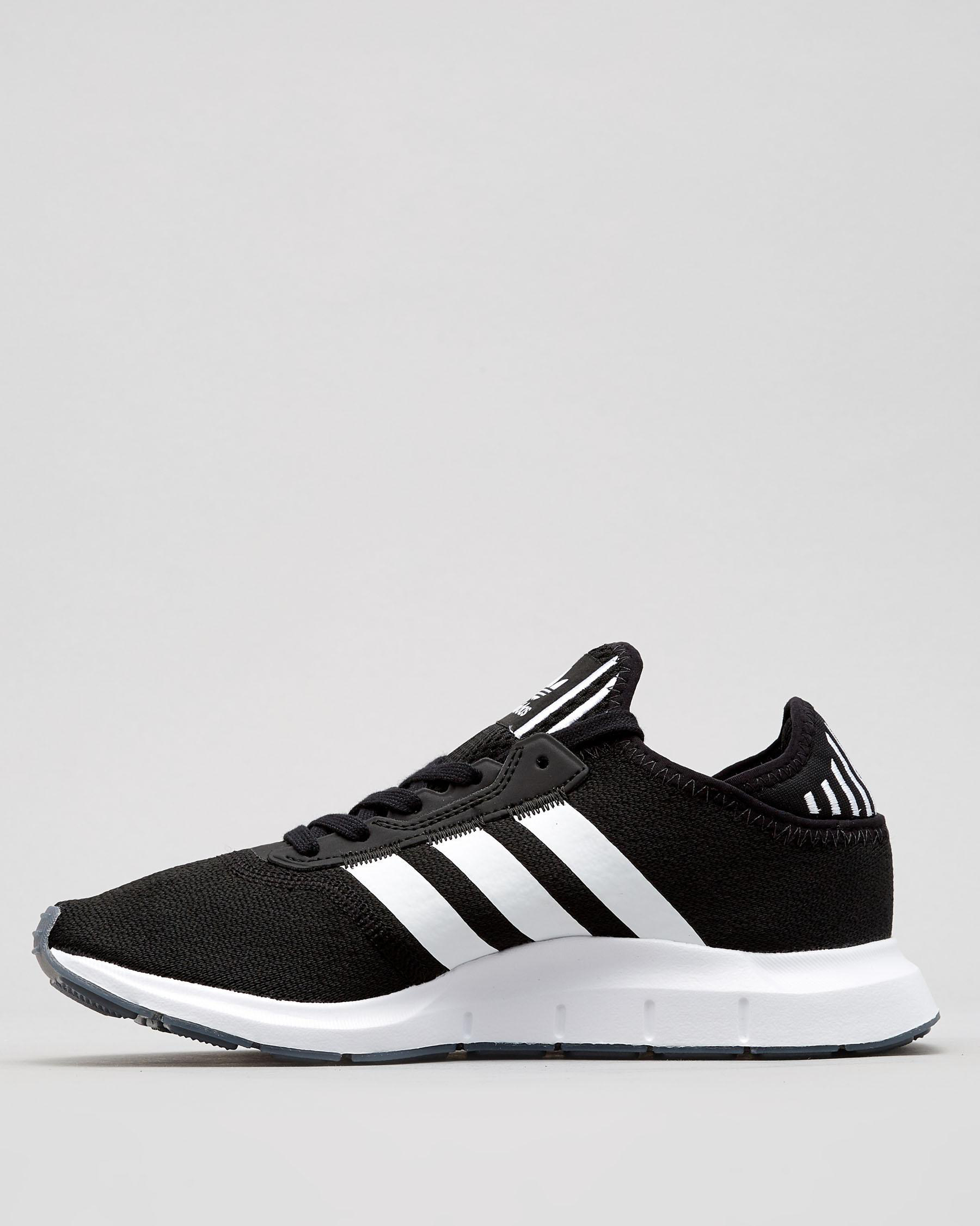 Shop adidas Womens Swift Run X Shoes In Black/white/black Fast