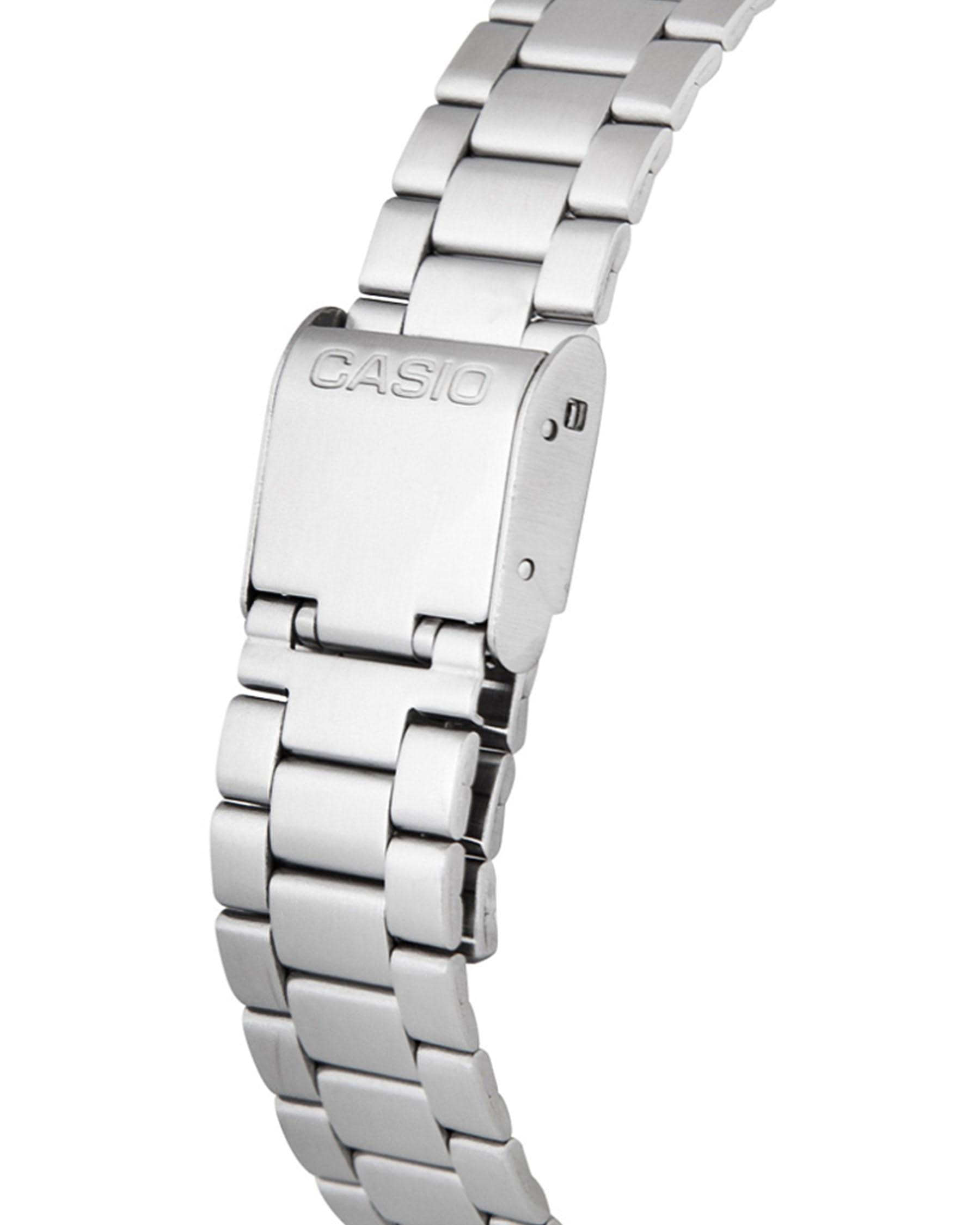 Casio AQ230A-1DS Classic Duo Time Watch In Silver - Fast Shipping ...