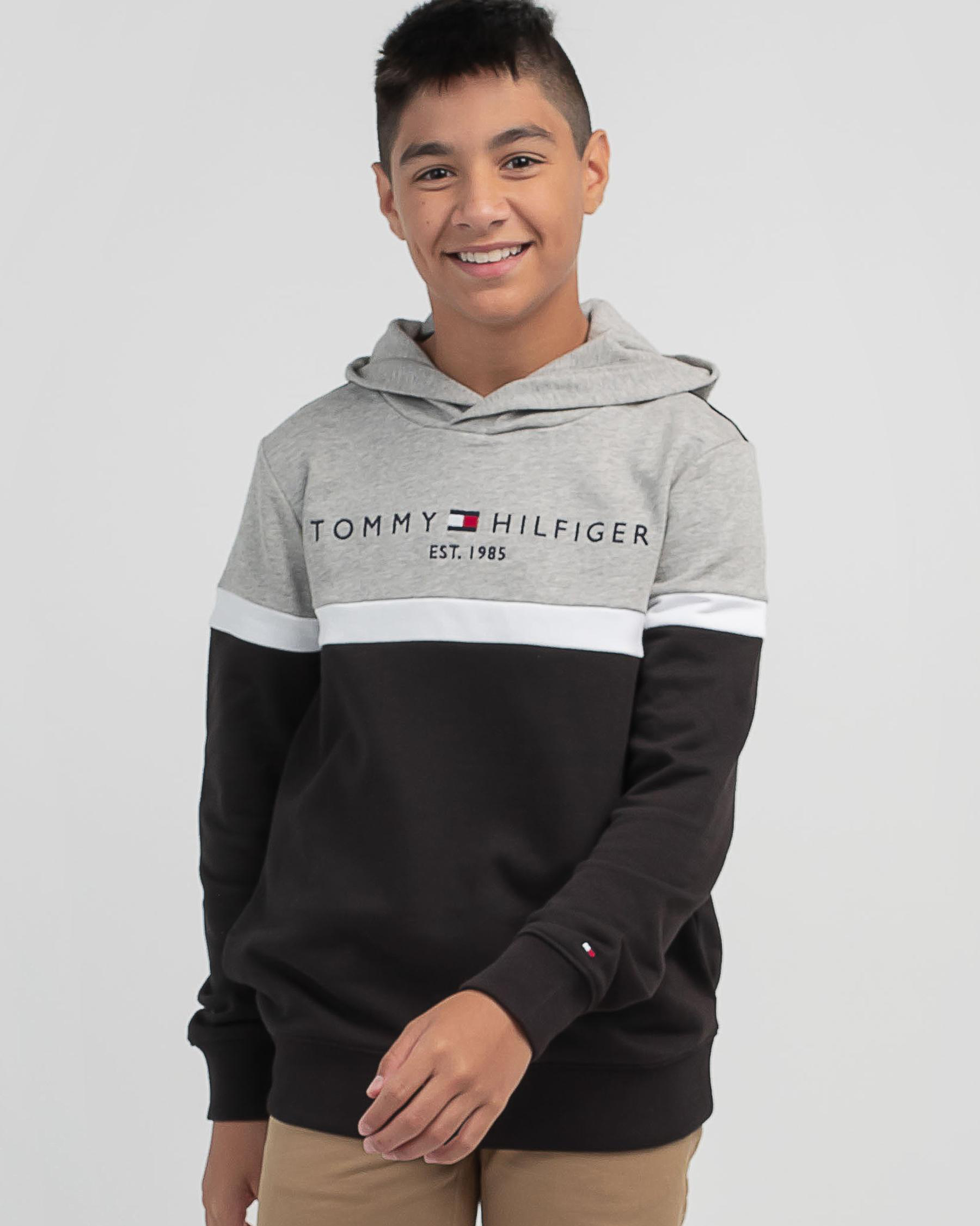 tommy hilfiger boys hoodie