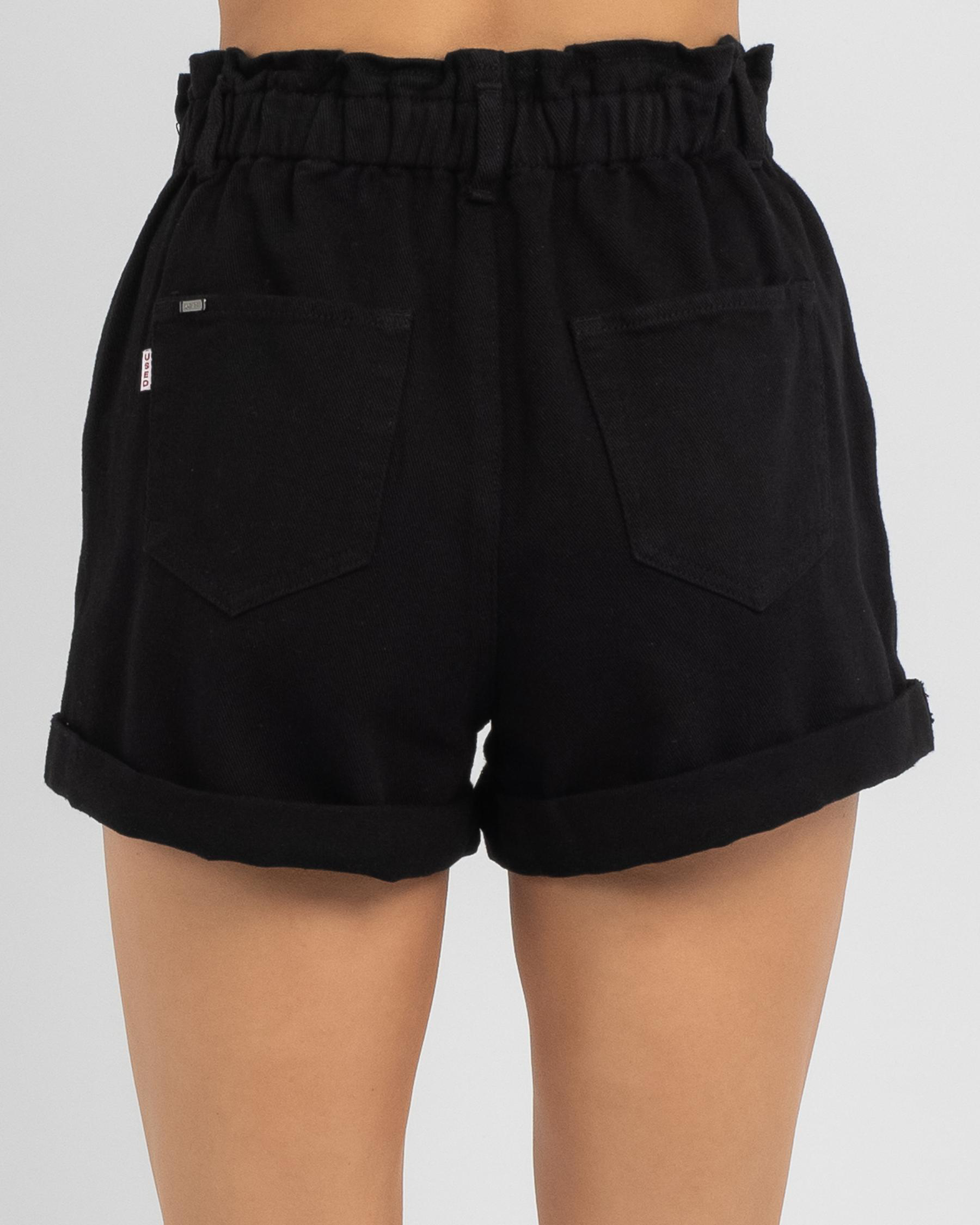 Shop Used Macy Shorts In Black Fast Shipping & Easy Returns City