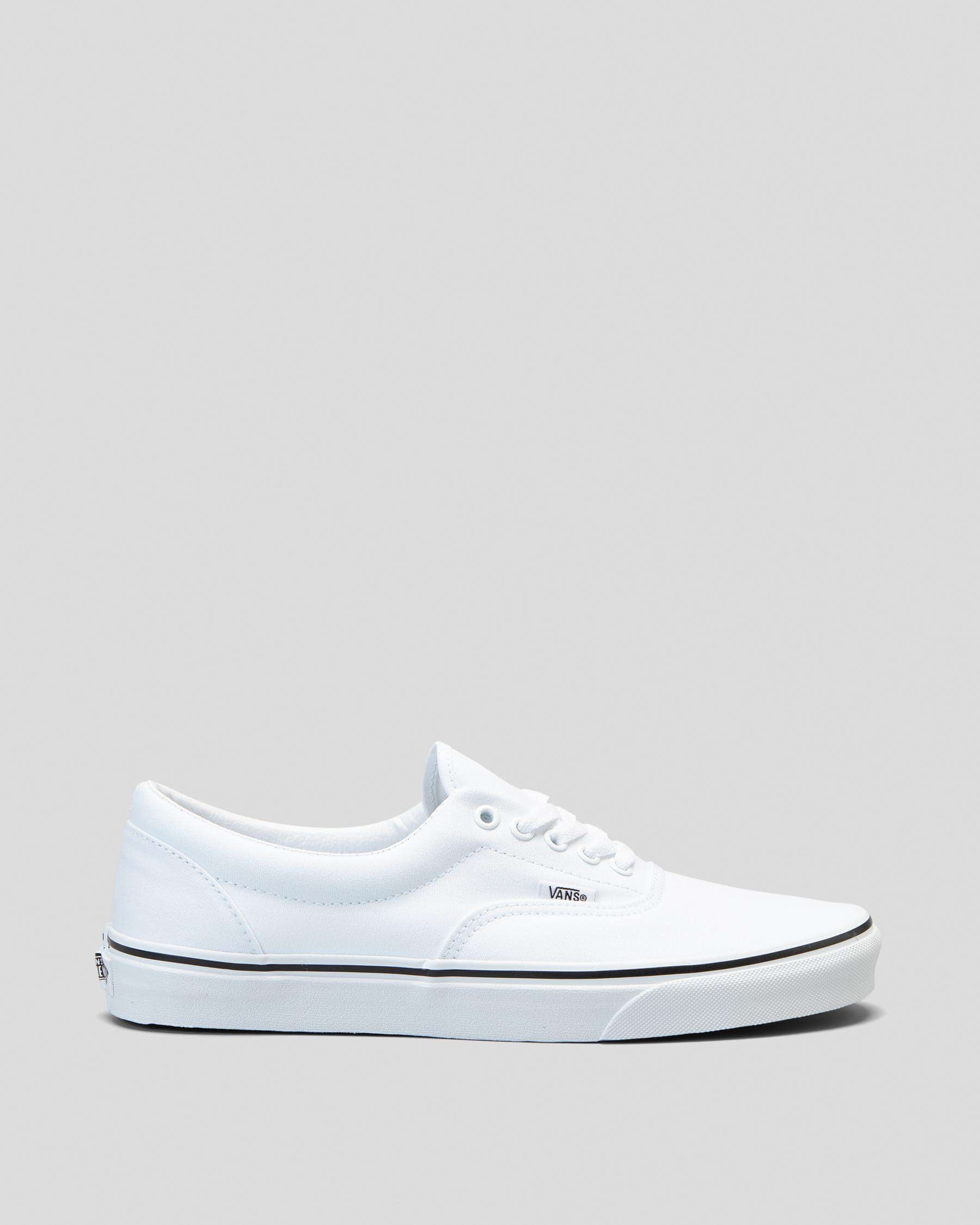 Shop Vans Era Shoes In True White - Fast Shipping & Easy Returns - City ...