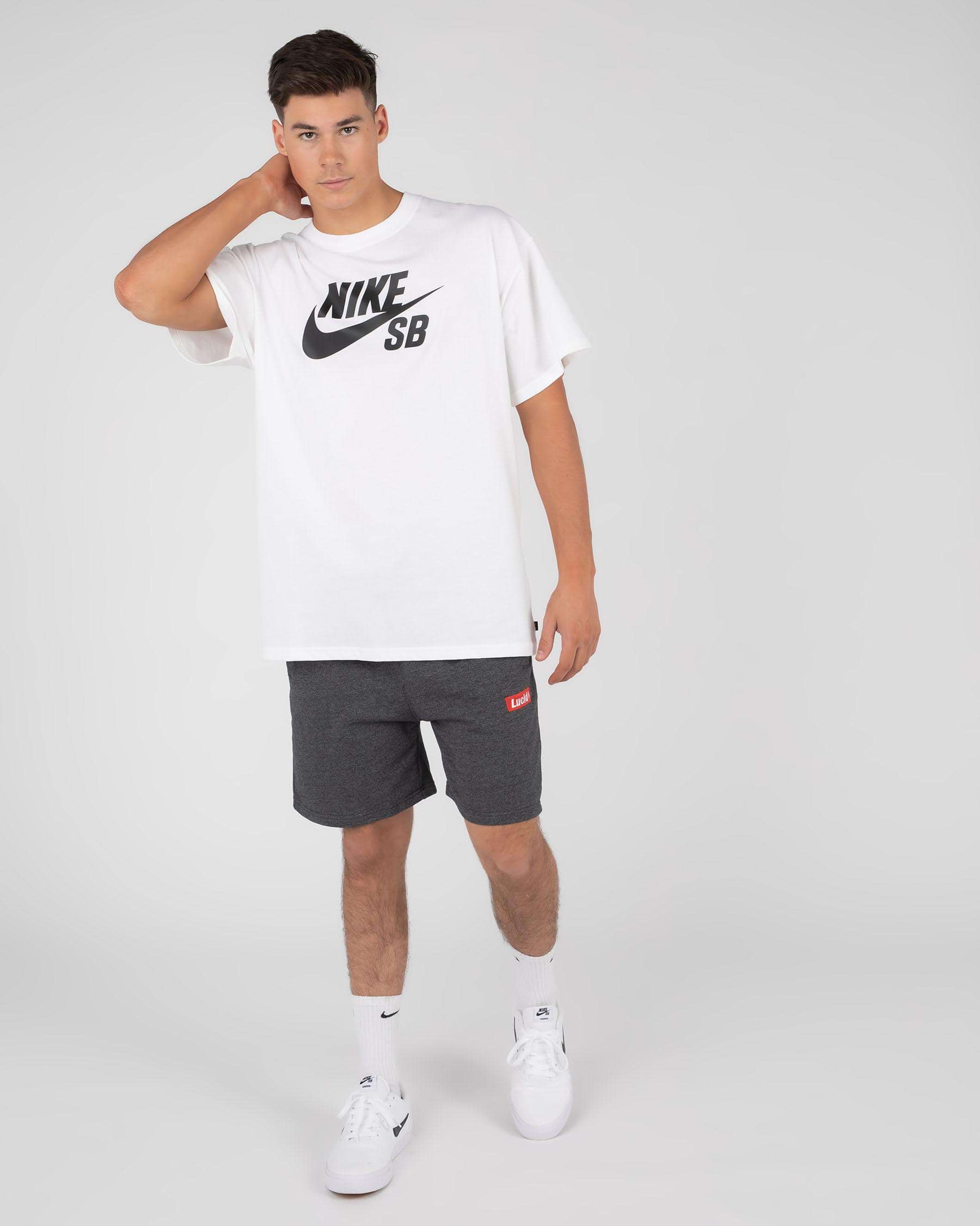 Shop Nike SB Logo T-Shirt In White - Fast Shipping & Easy Returns ...