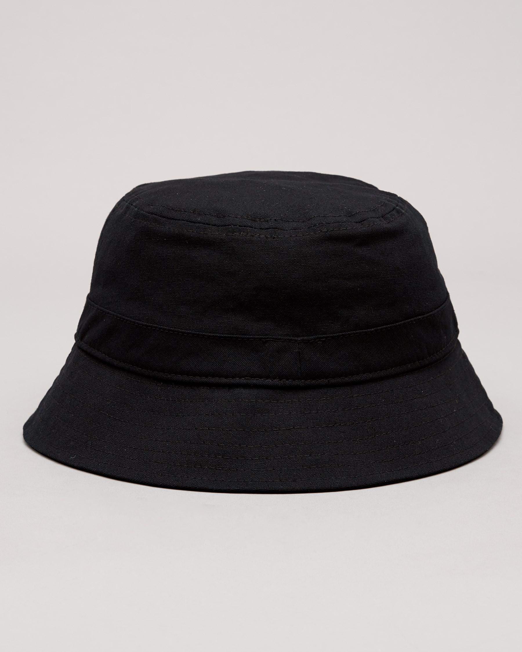Santa Cruz Youth Strip Fade Bucket Hat In Black - Fast Shipping & Easy ...