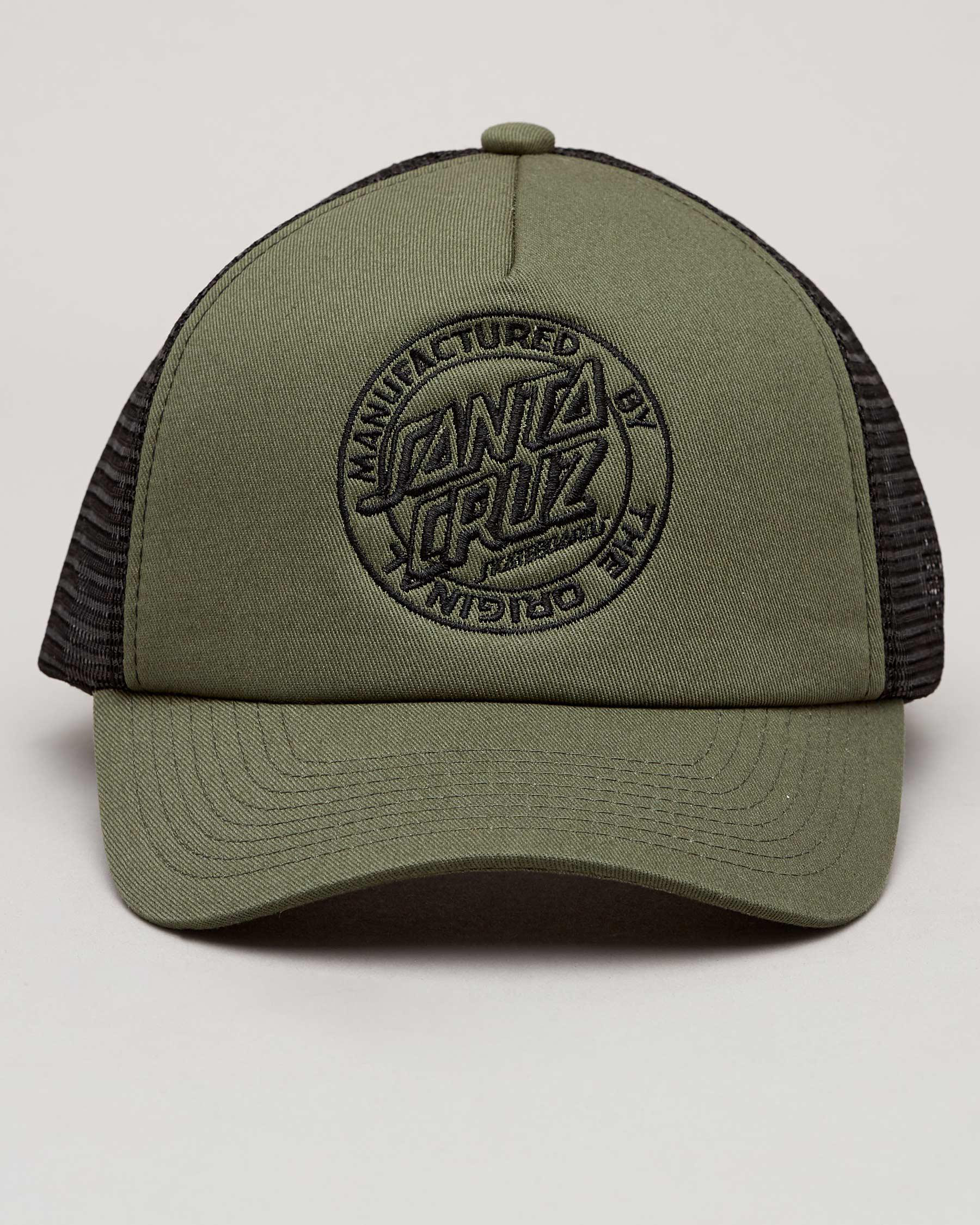 Shop Santa Cruz OG Dot Trucker Cap In Cypress - Fast Shipping & Easy ...