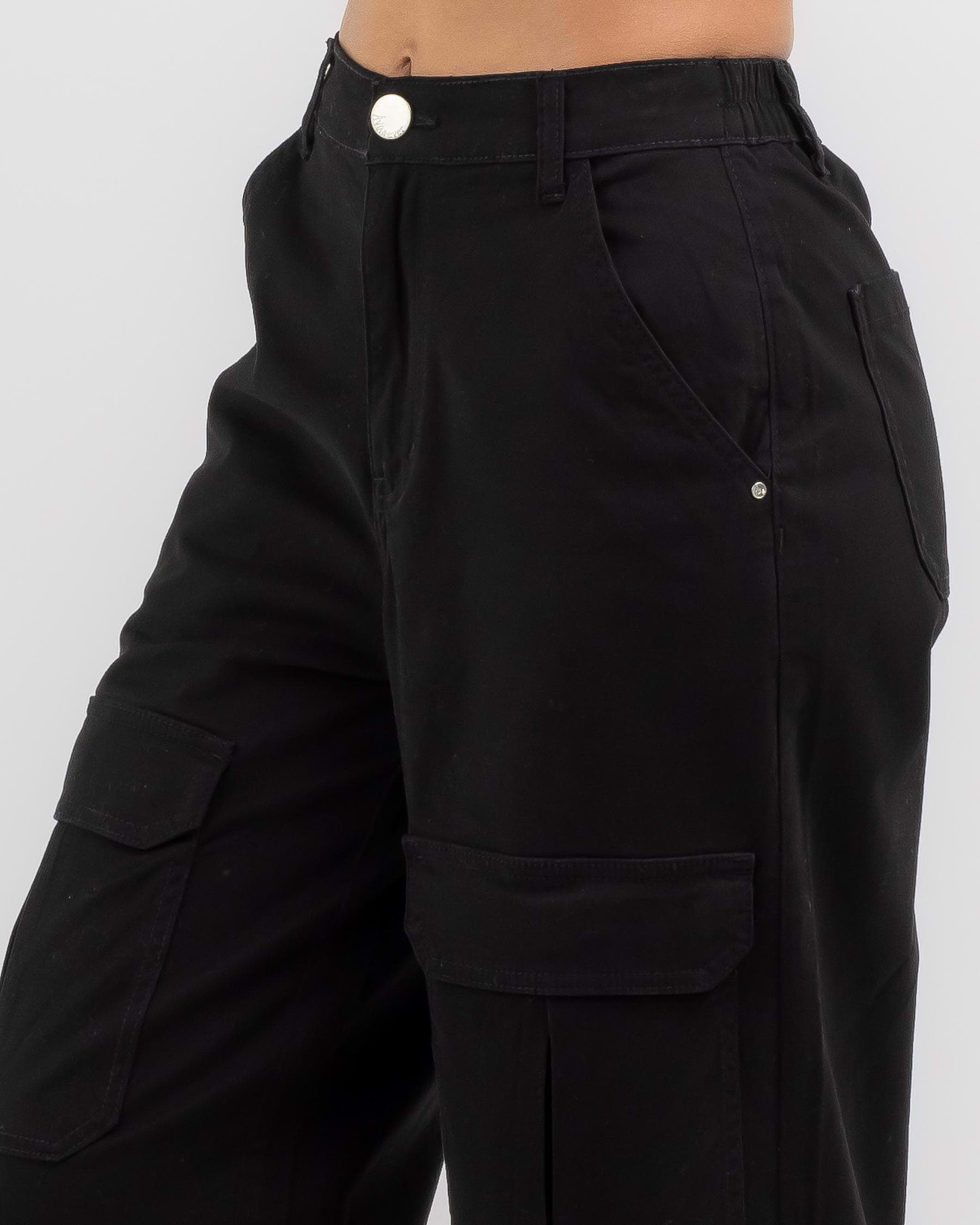 Ava And Ever Crew Pants In Black - Fast Shipping & Easy Returns - City ...