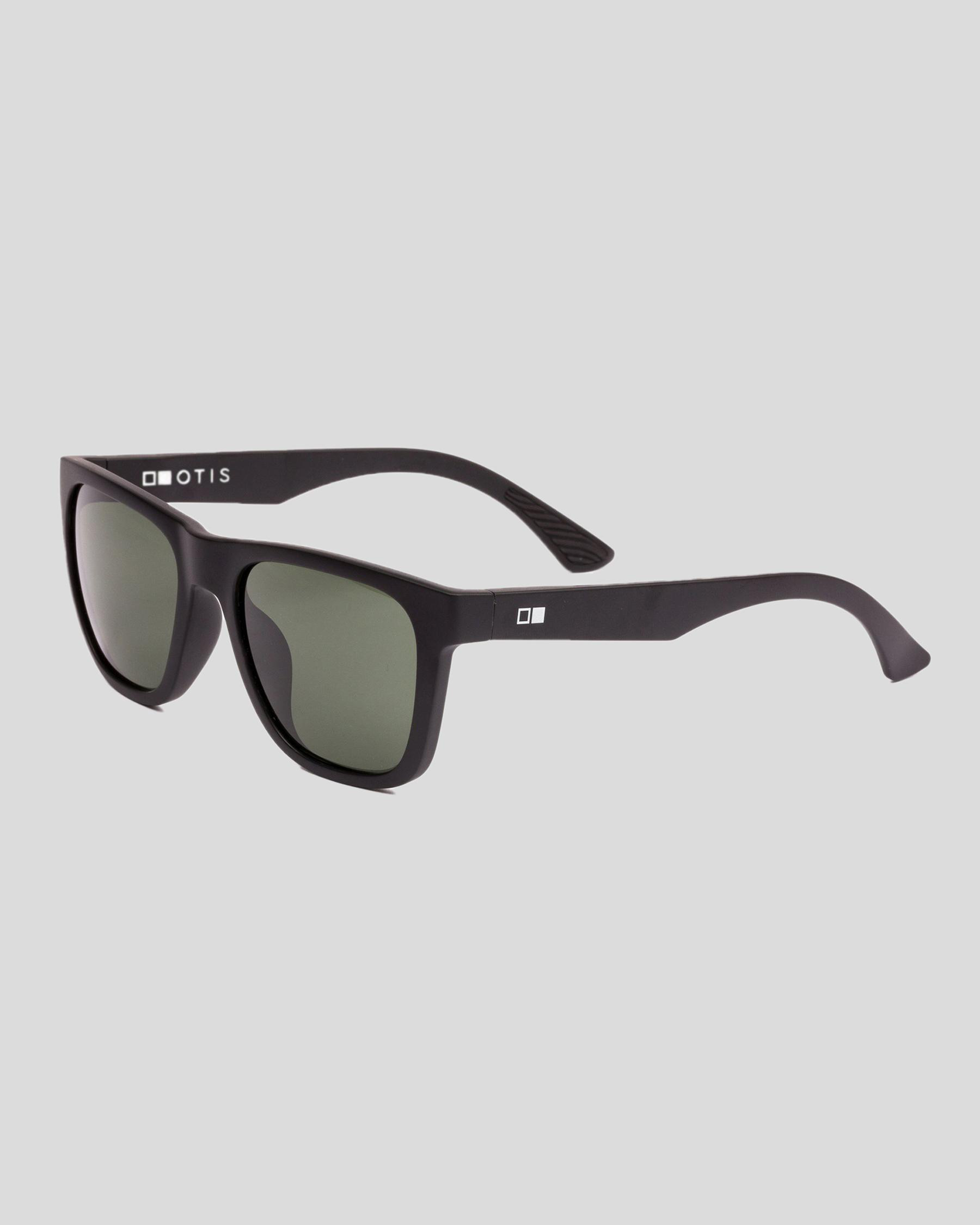 Shop Otis Strike Sunglasses In Matte Black/grey Fast Shipping & Easy