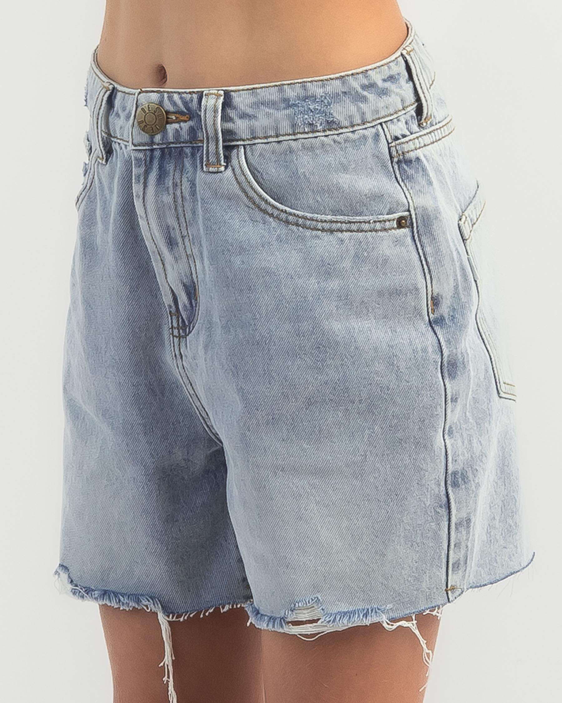 Shop DESU Girls' Freya Shorts In Light Mid Fast Shipping & Easy