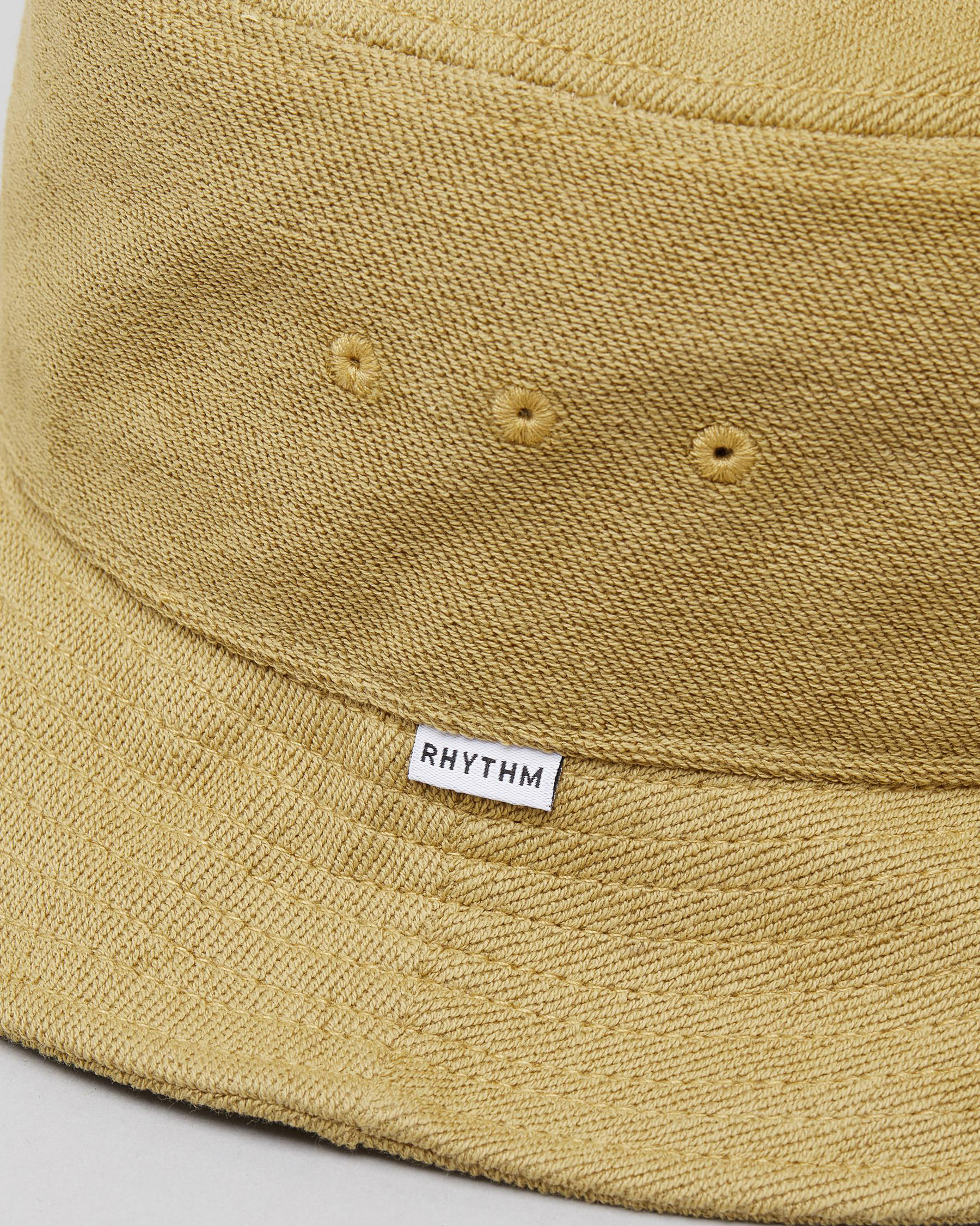 Rhythm Reverse Terry Bucket Hat In Sand - Fast Shipping & Easy Returns ...