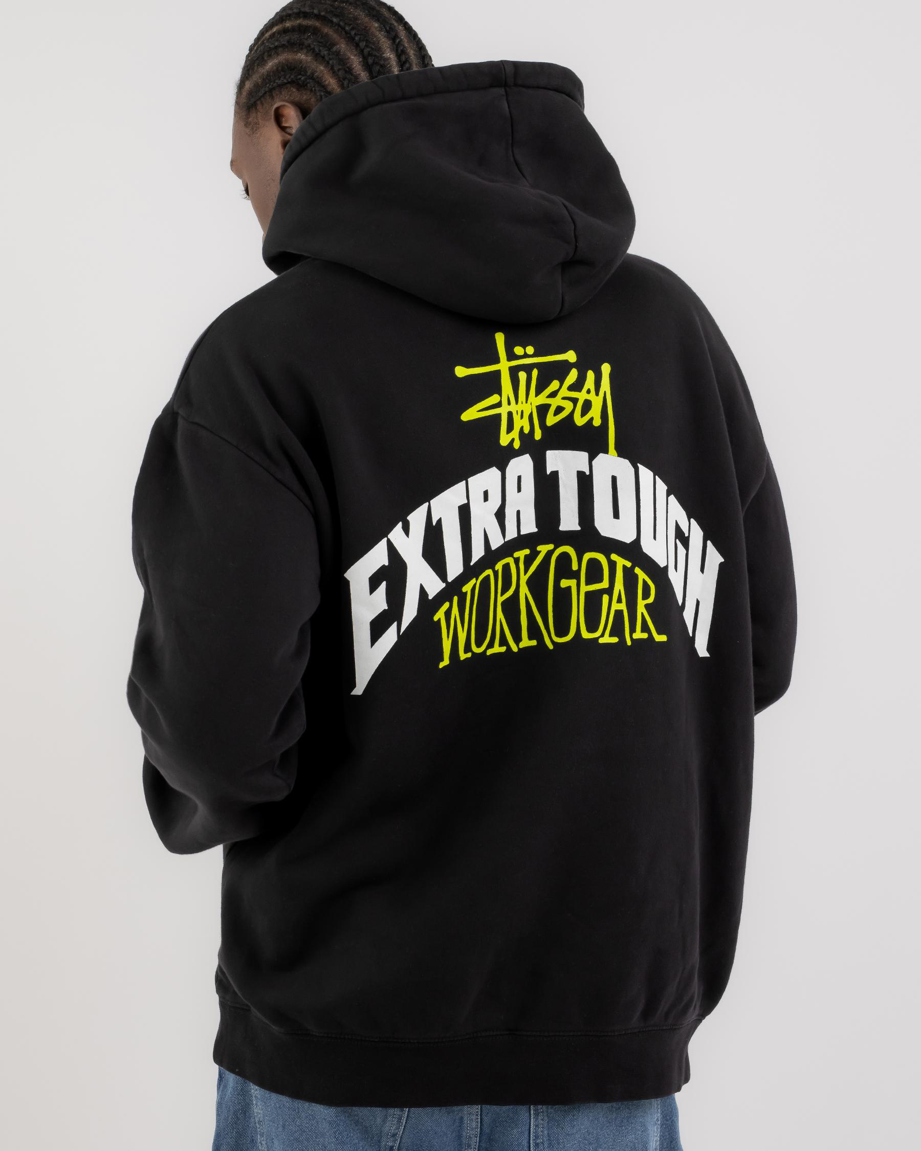 Stussy Extra Tough 5050 Hoodie In Pigment Black FREE* Shipping