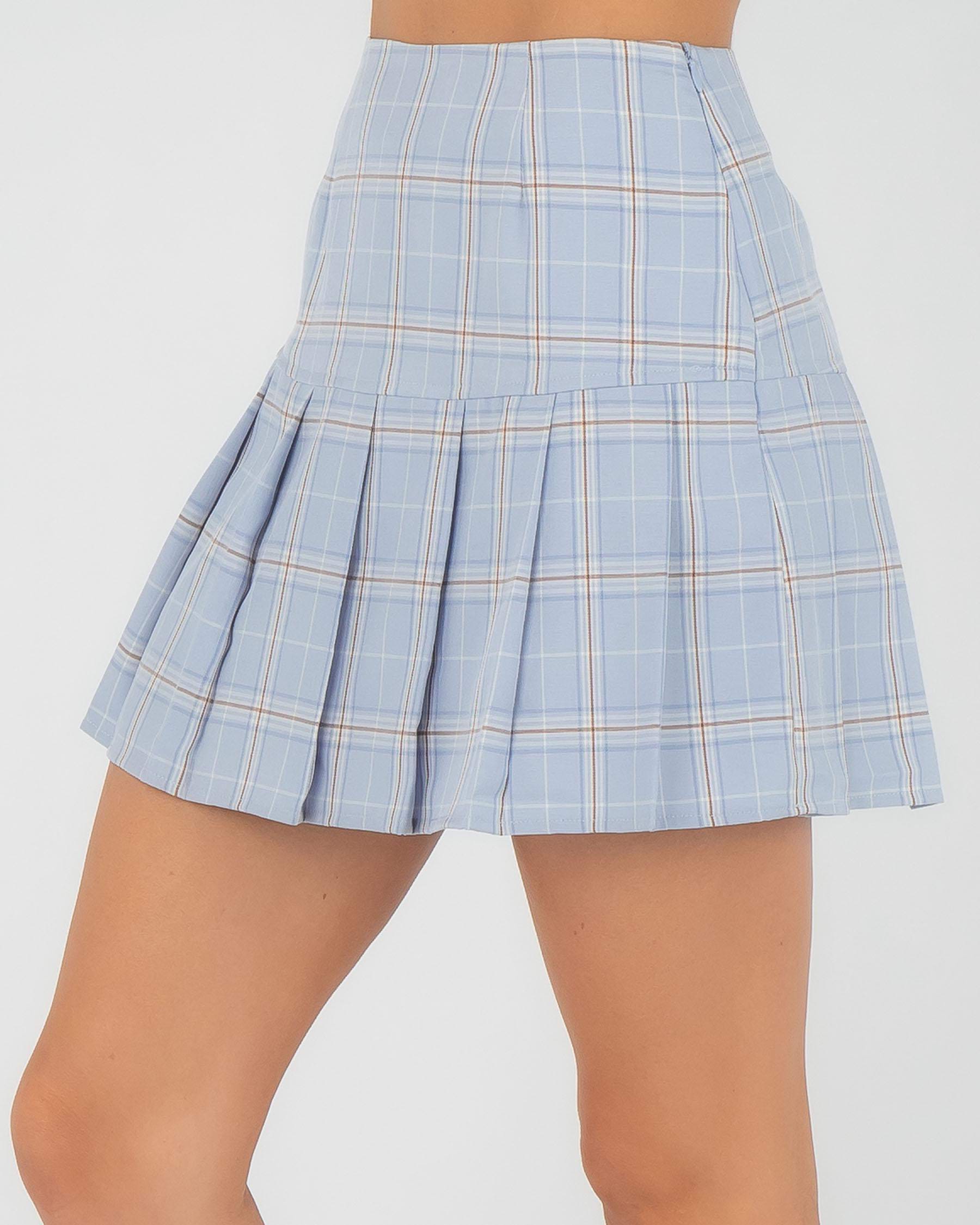 Shop Ava And Ever Nellie Skirt In Blue - Fast Shipping & Easy Returns ...
