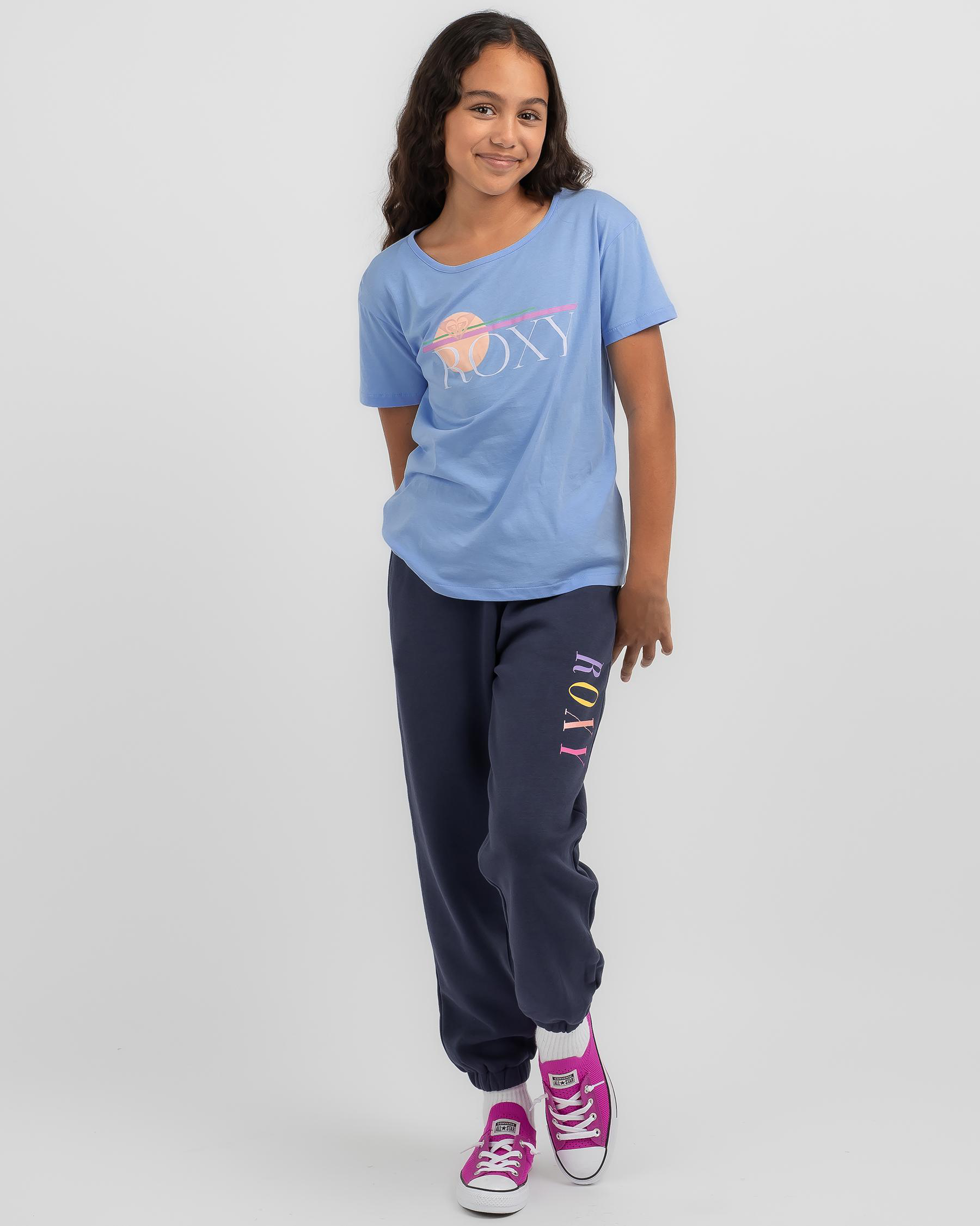 Roxy Womens Game Time Baby T-Shirt (Indigo)