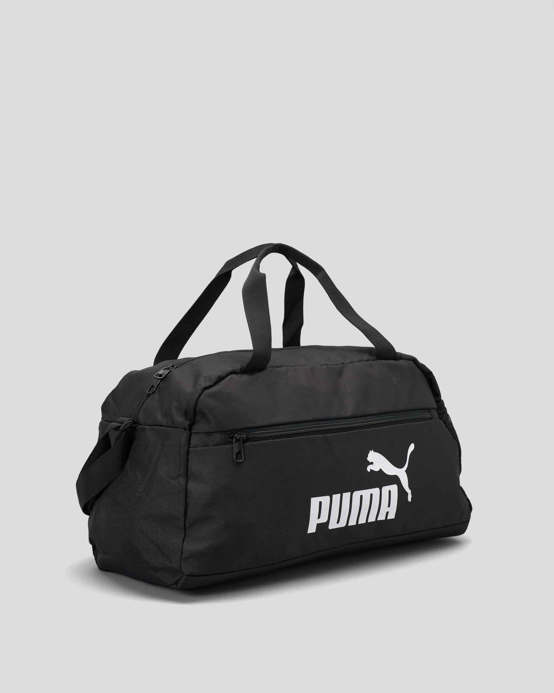 Shop Puma Phase Gym Bag In Puma Black Fast Shipping & Easy Returns