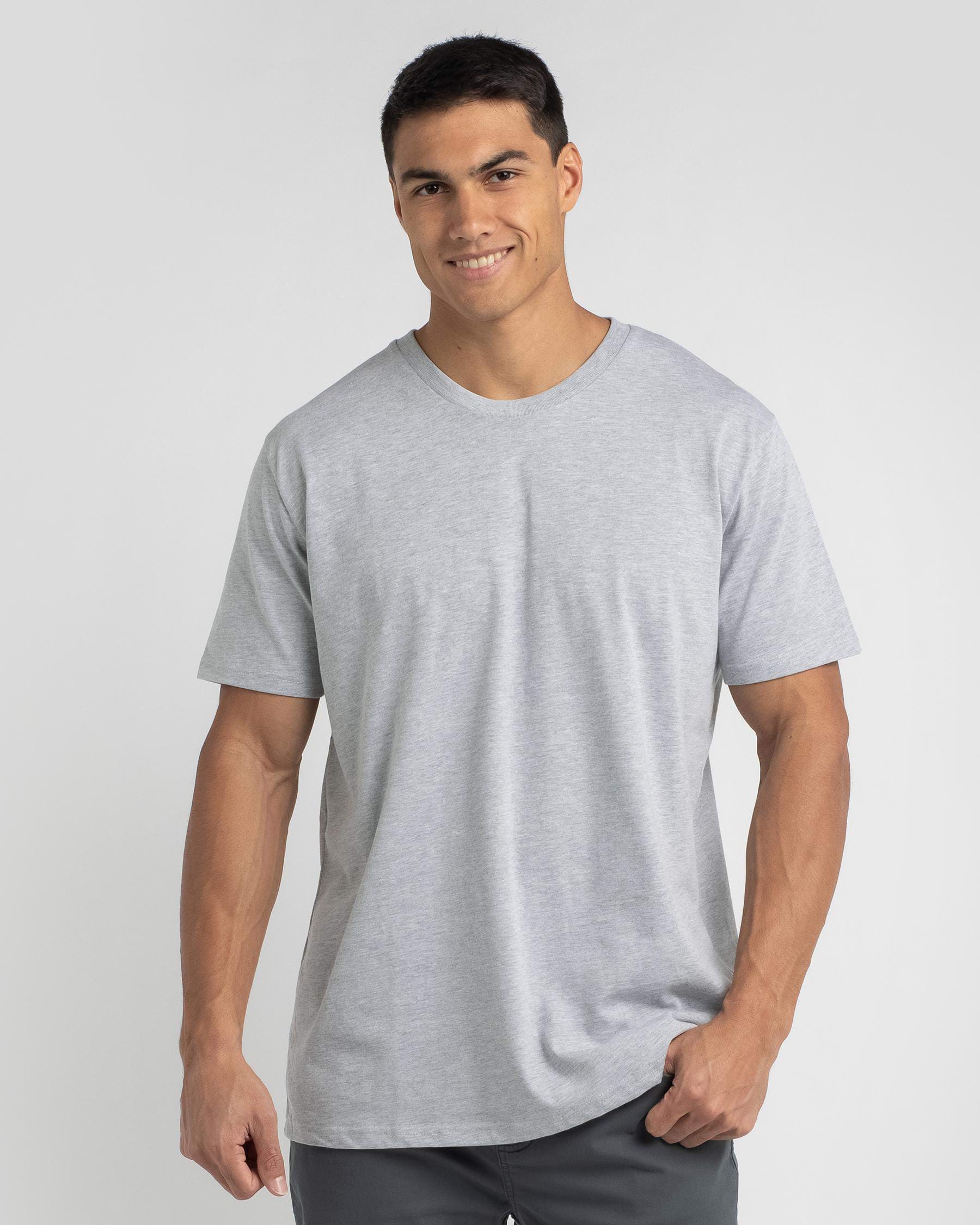 Lucid Essential 2.0 T-Shirt In Light Grey - Fast Shipping & Easy ...