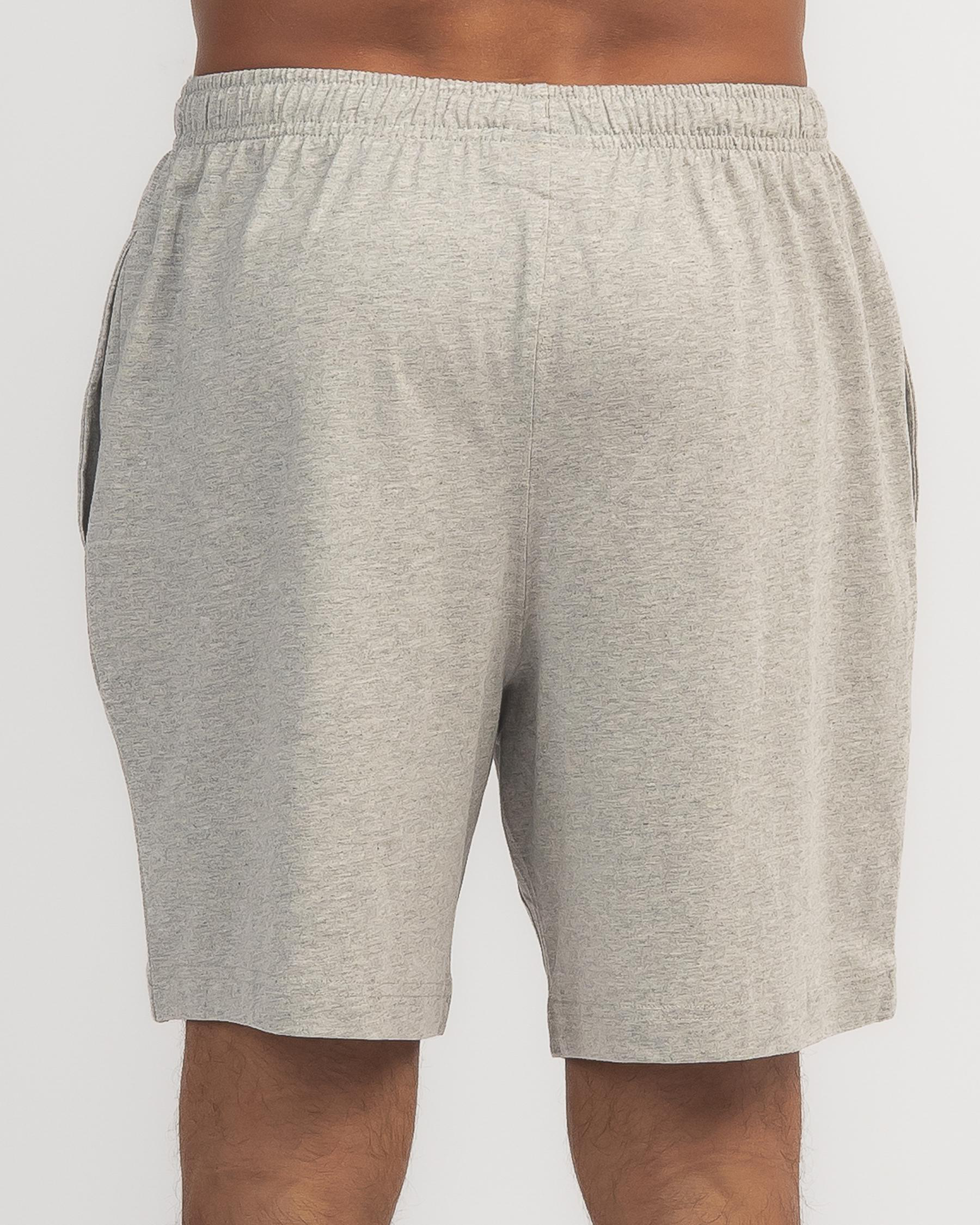 Champion Big C Jersey Shorts In Oxford Heather - Fast Shipping & Easy ...
