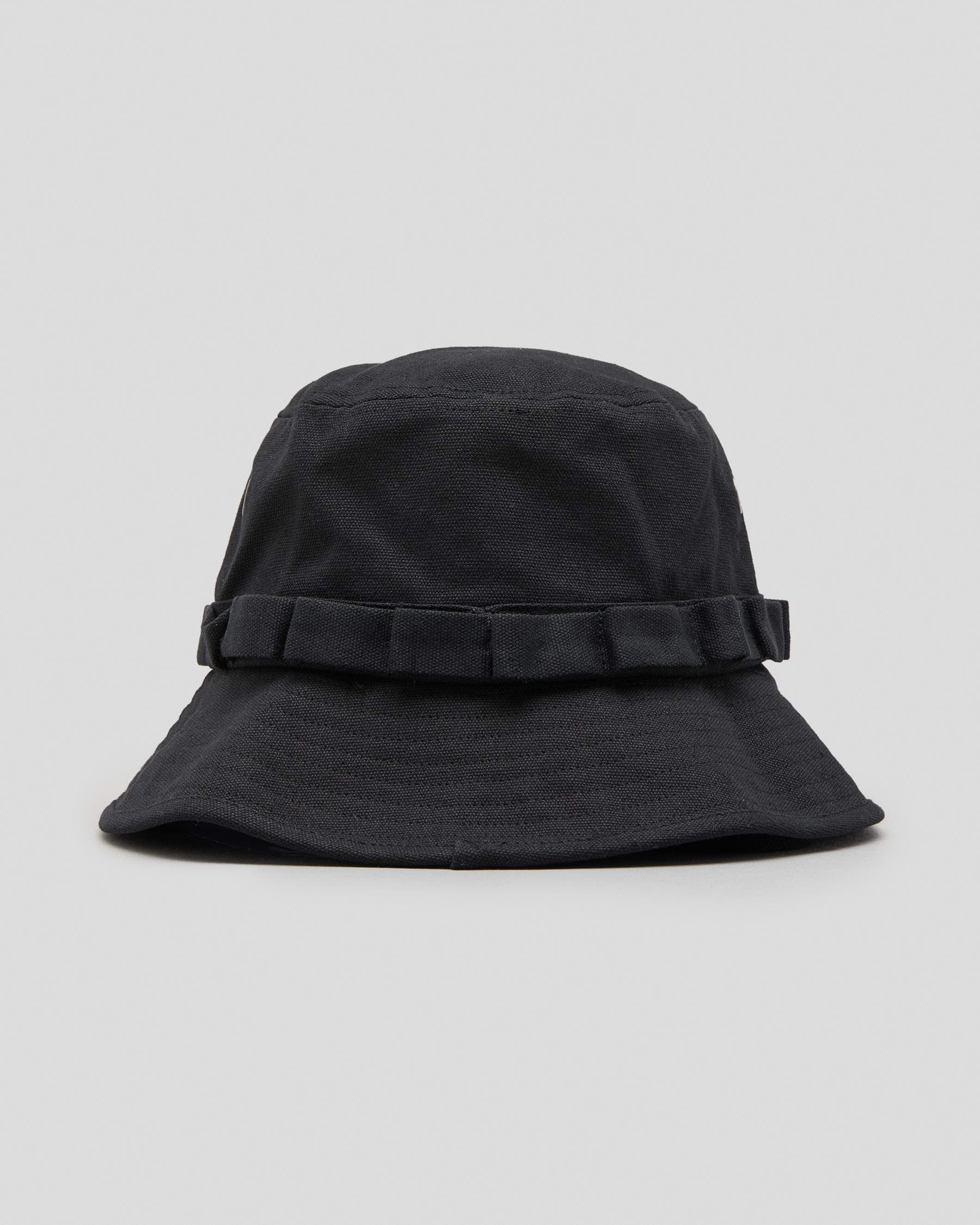 Quiksilver G-Land Boonie Hat In Black - Fast Shipping & Easy Returns ...