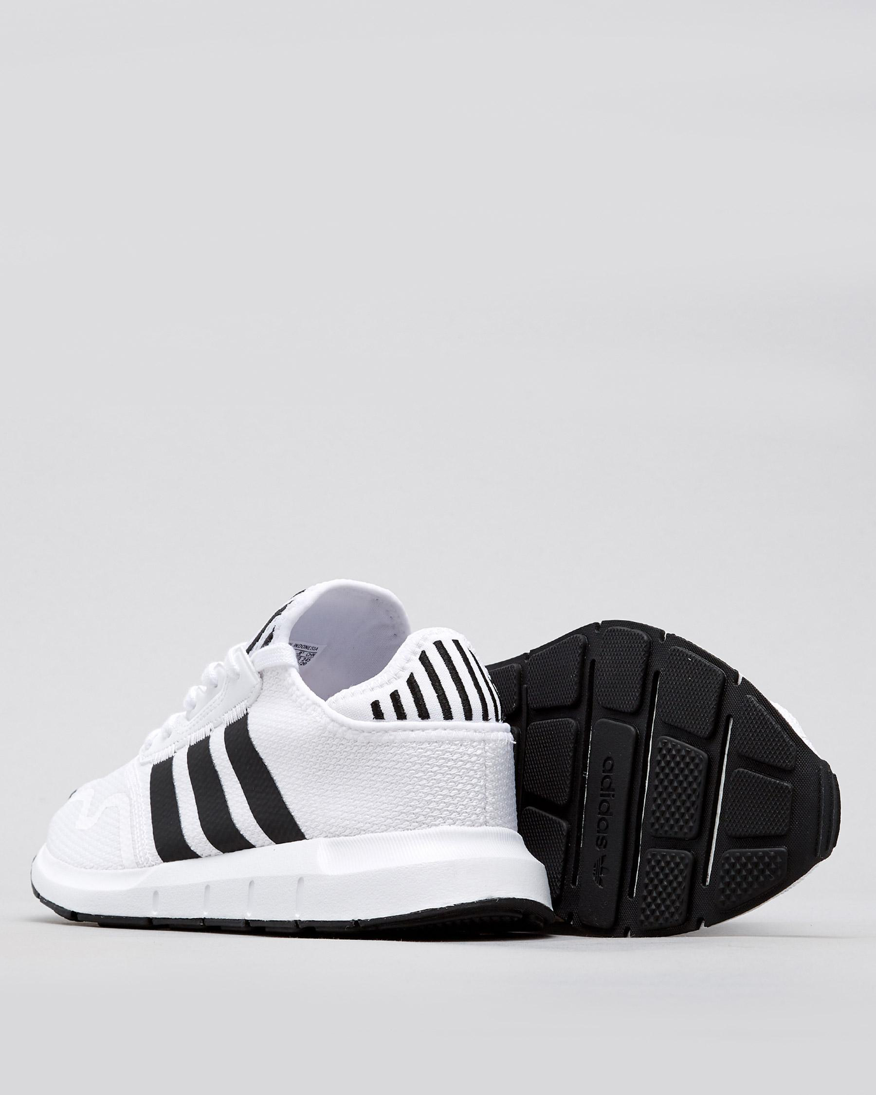 Shop adidas Womens Swift Run X Shoes In White/black/white Fast