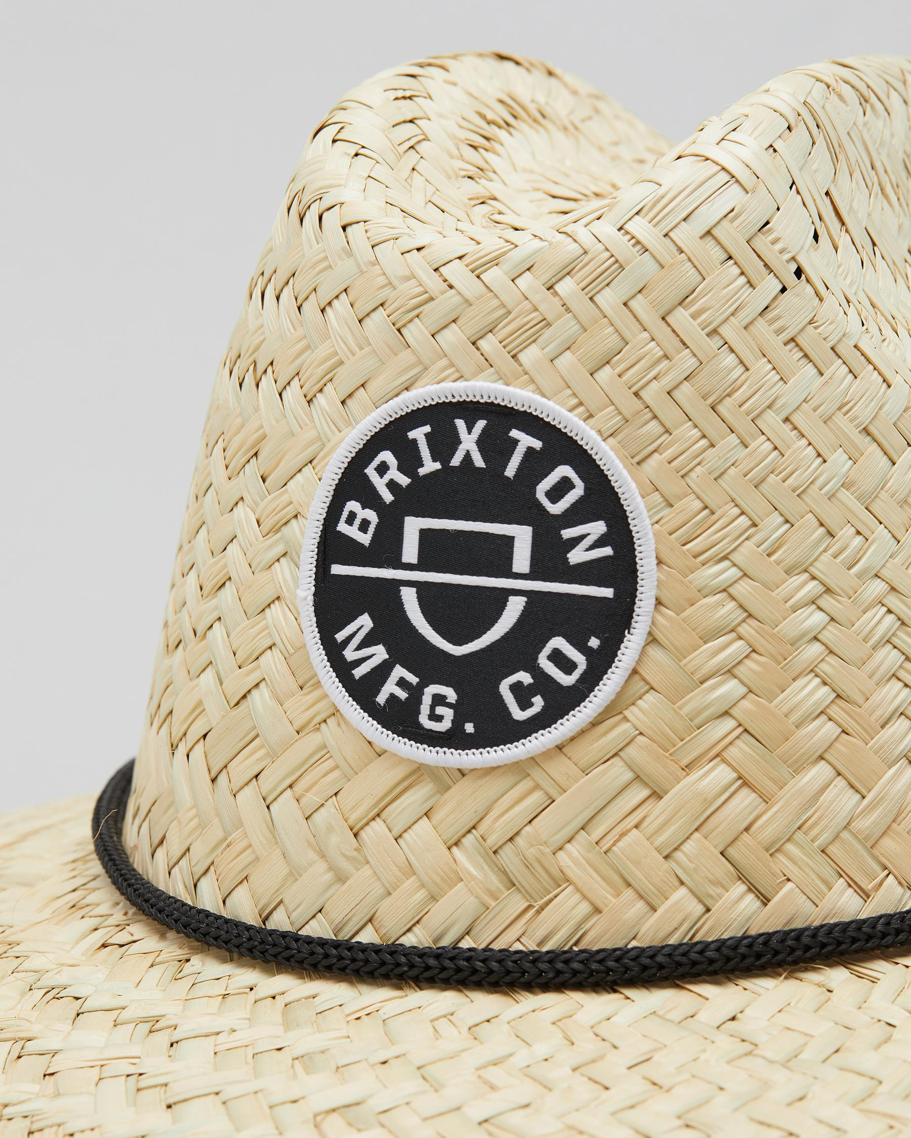 Brixton Crest Sun Straw Hat In Natural 