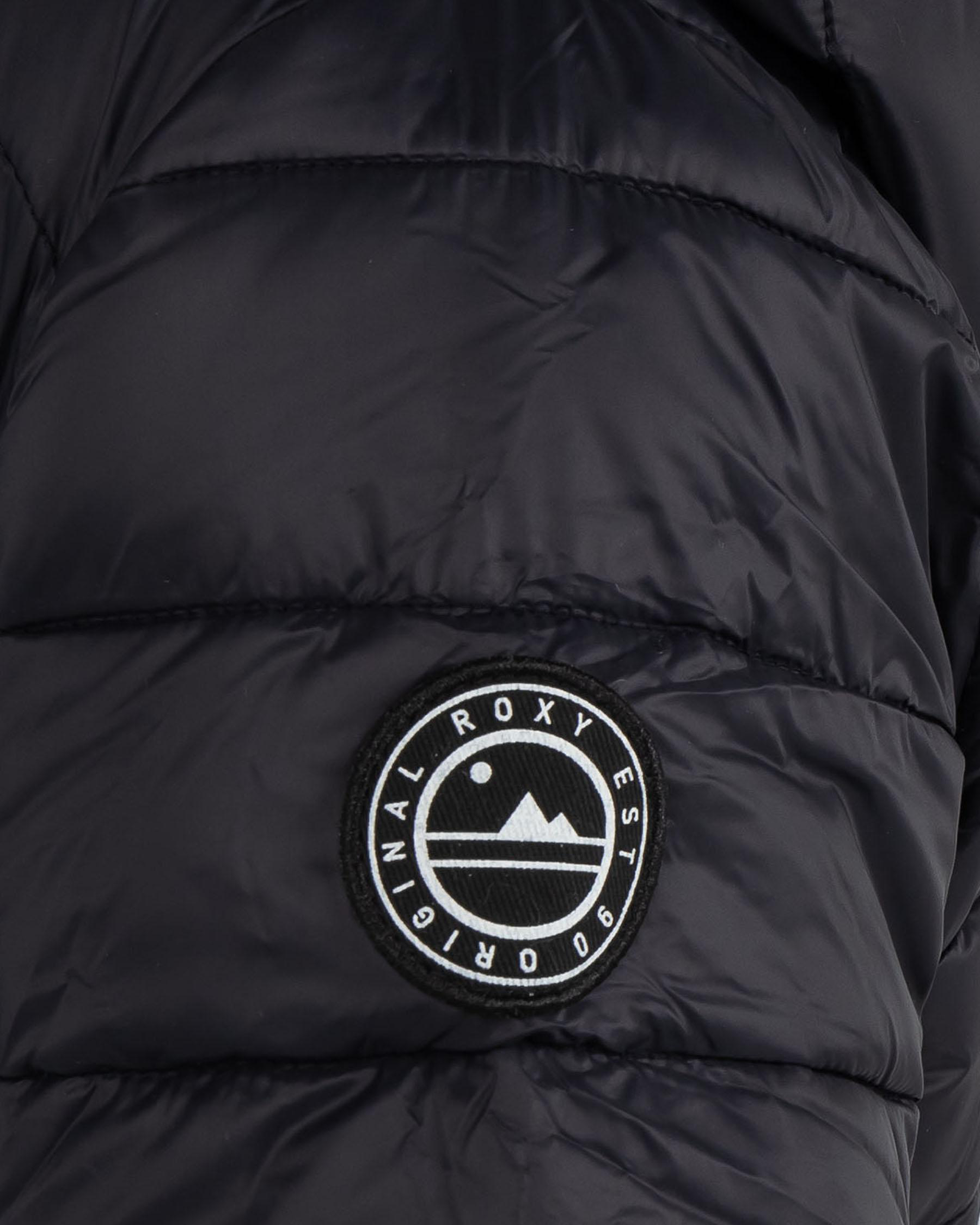 Shop Roxy Coast Road Hooded Jacket In Anthracite Fast Shipping & Easy