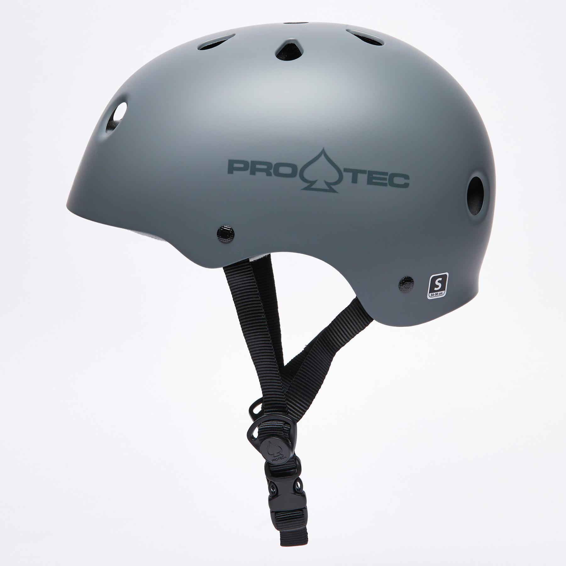 Shop Pro Tec Skate Helmet In Matt Grey Fast Shipping & Easy Returns