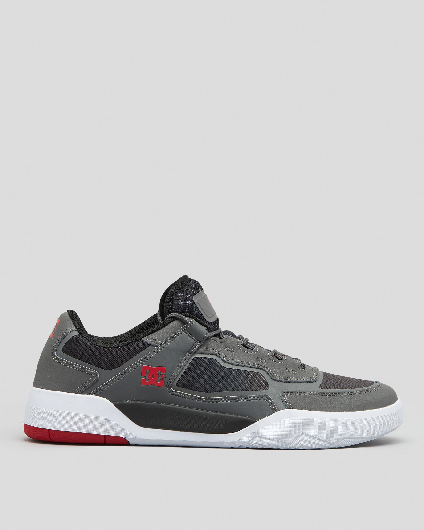 DC Shoes Metric Shoes In Grey/black/red Fast Shipping & Easy Returns
