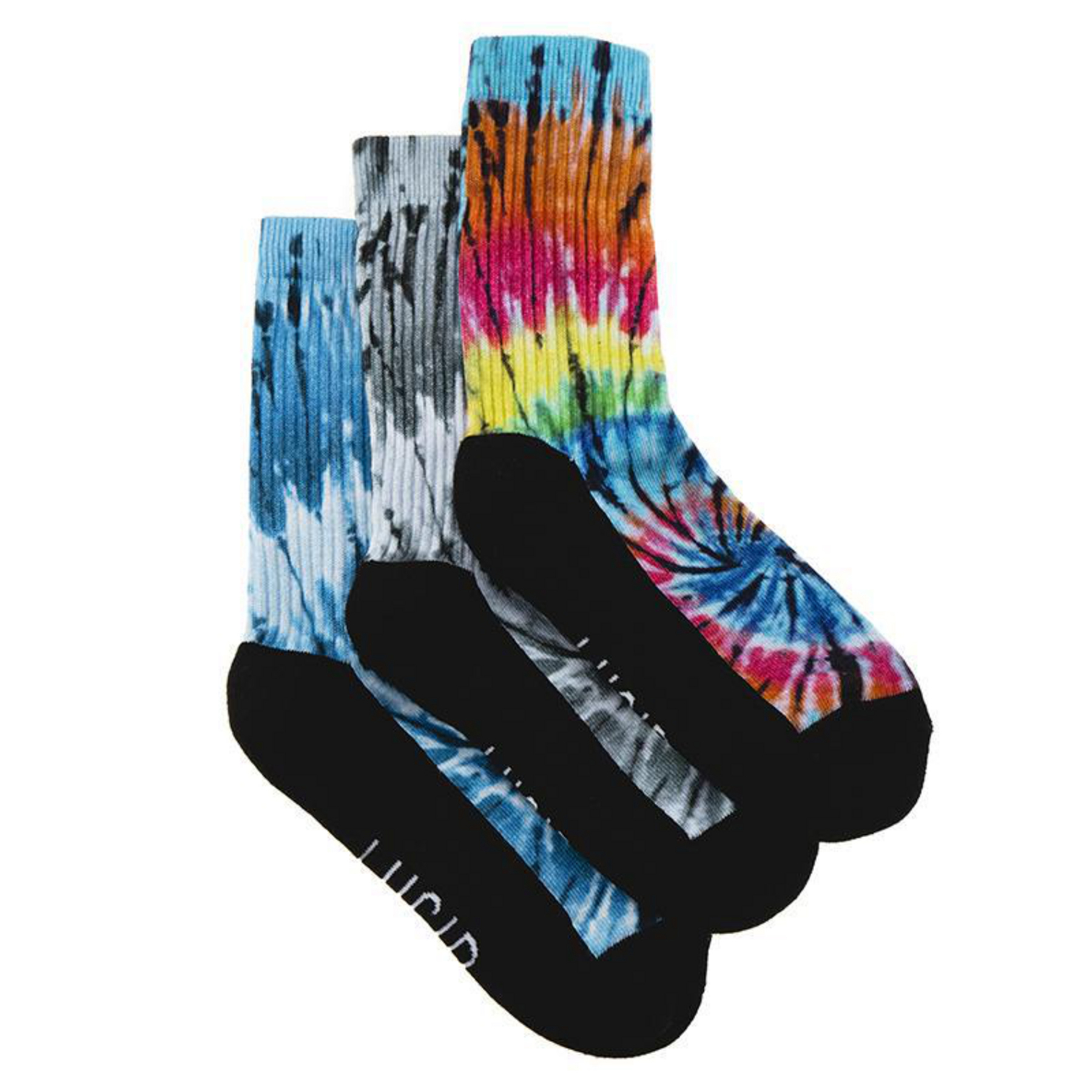 Shop Lucid Kombi Socks 3 Pack In Tie Dye - Fast Shipping & Easy Returns ...