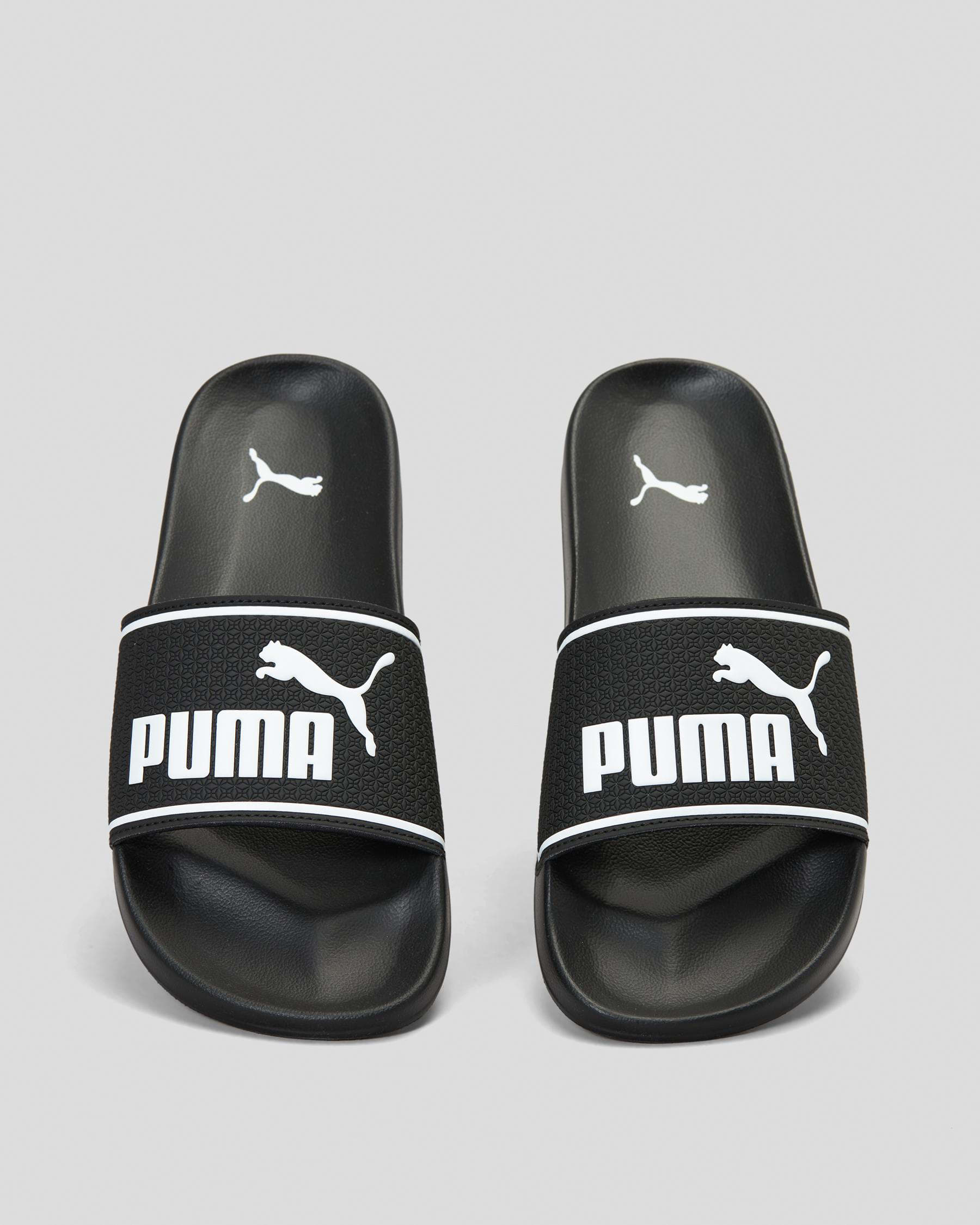 Puma Womens Leadcat 2.0 Slide Sandals In Puma Black/puma White - Fast ...