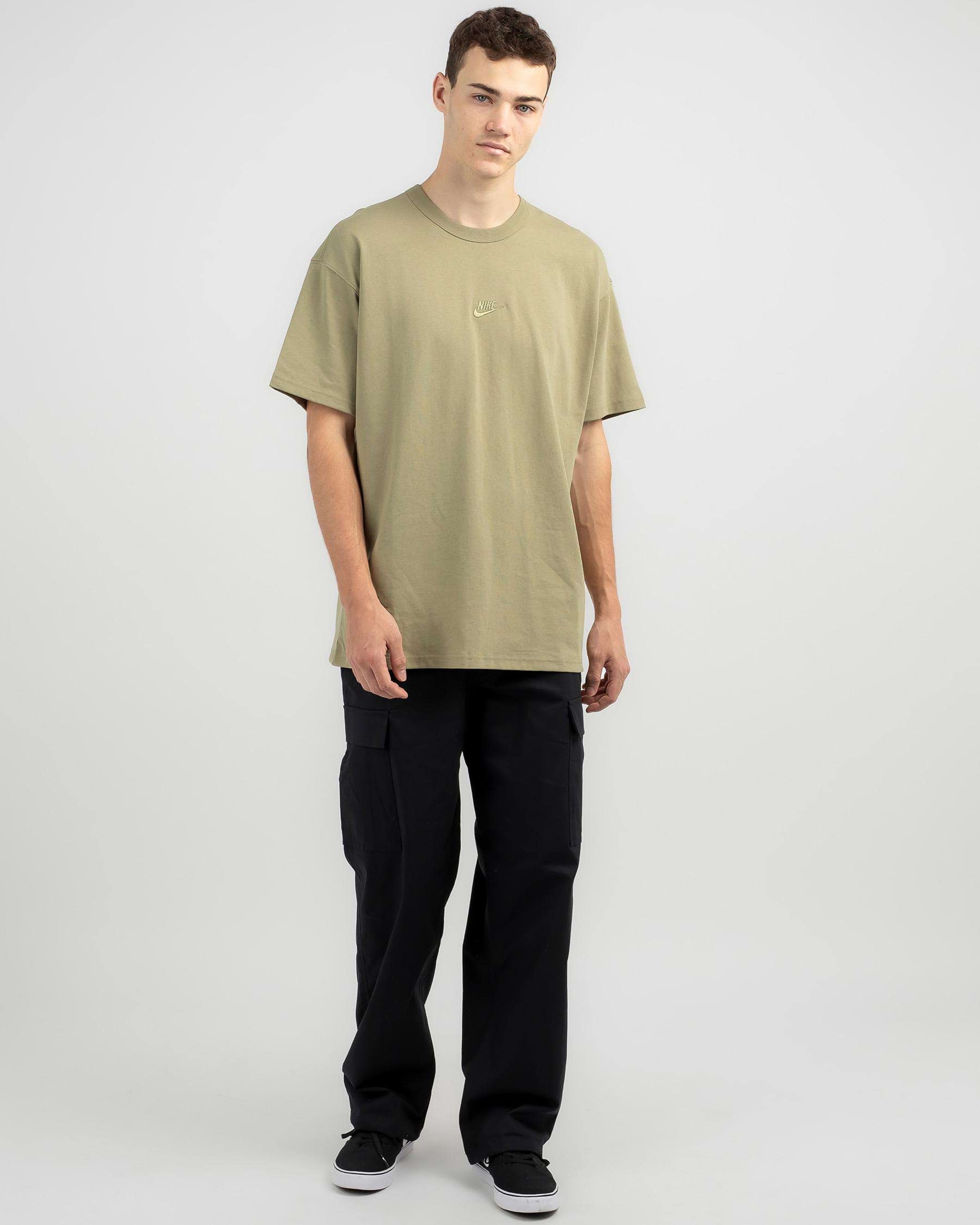 Nike Sportswear Premium Essential Sustainable T-Shirt In Neutral Olive ...