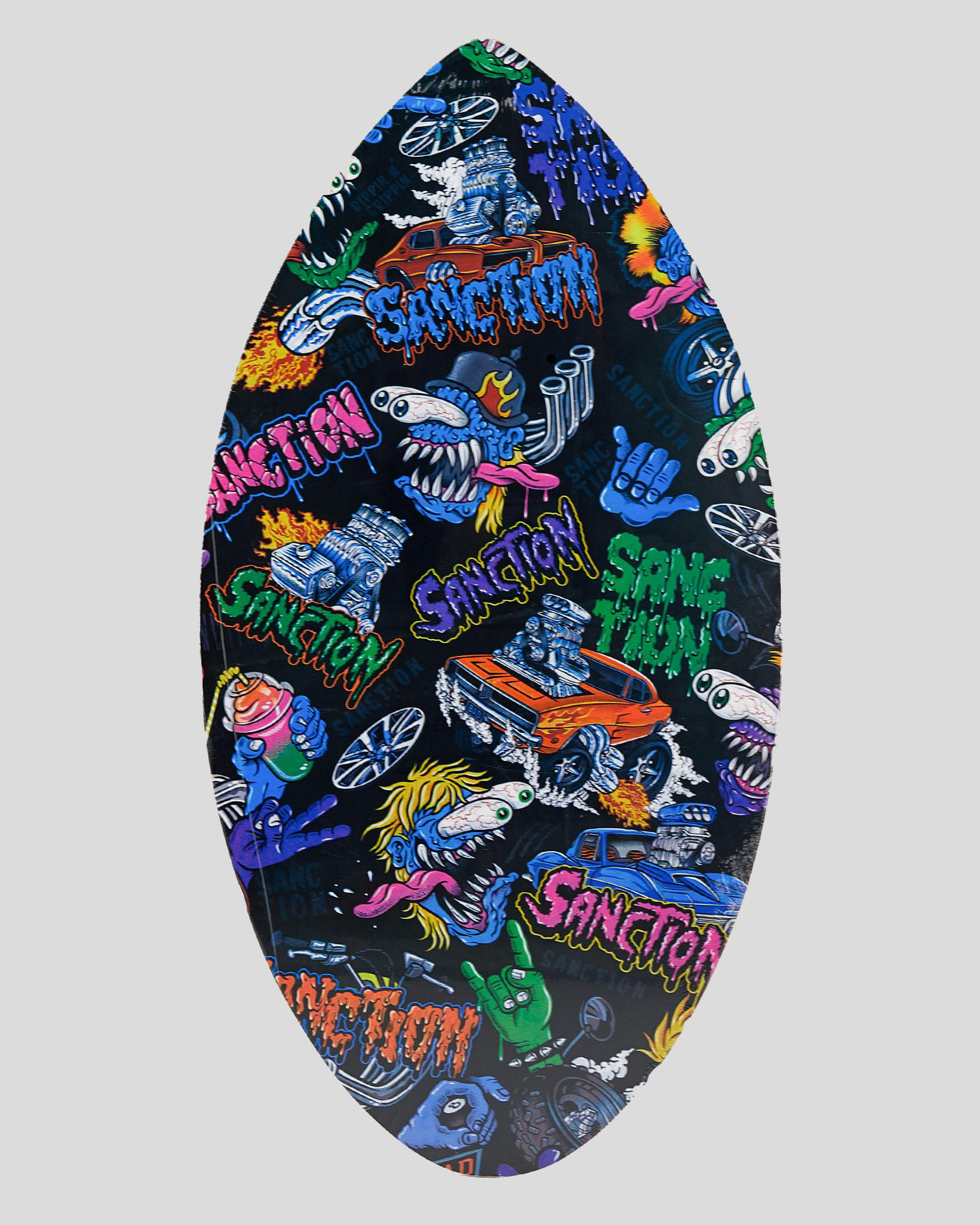 Shop Sanction Monsters 37" Skimboard In Multi Fast Shipping & Easy