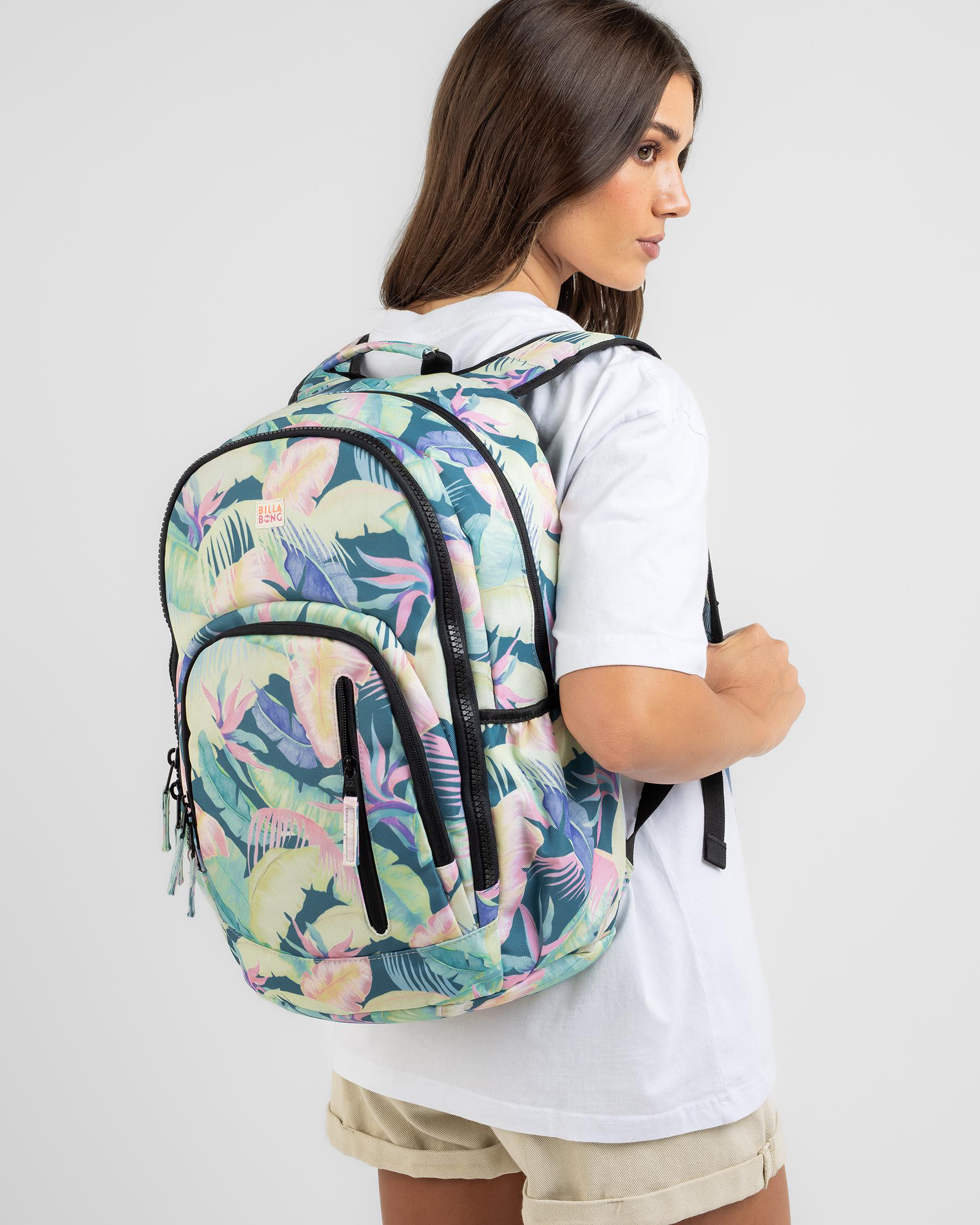 Billabong Roadie Jr Backpack In Green FREE* Shipping & Easy Returns