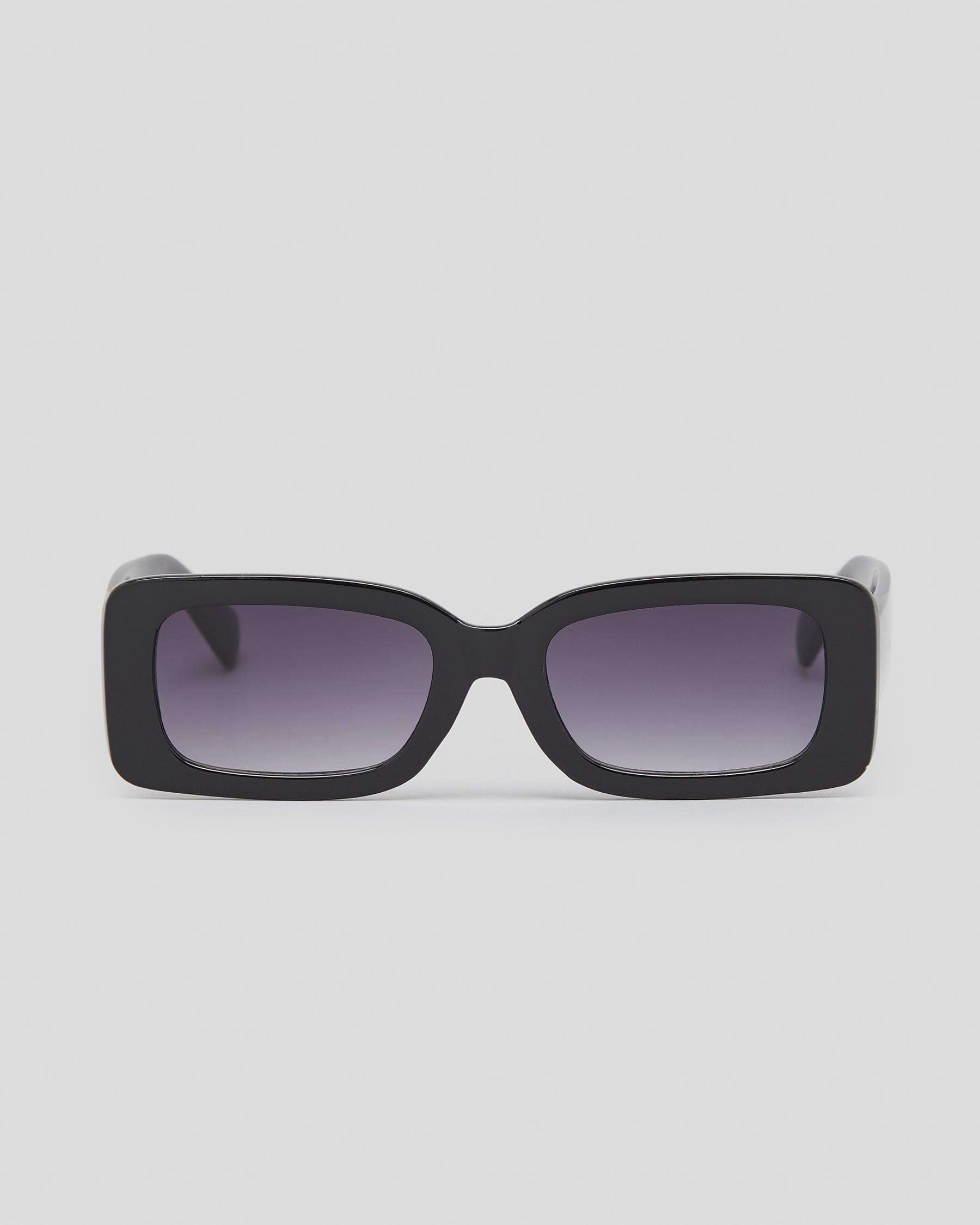 Shop Indie Eyewear Newport Sunglasses In Black/smoke - Fast Shipping ...