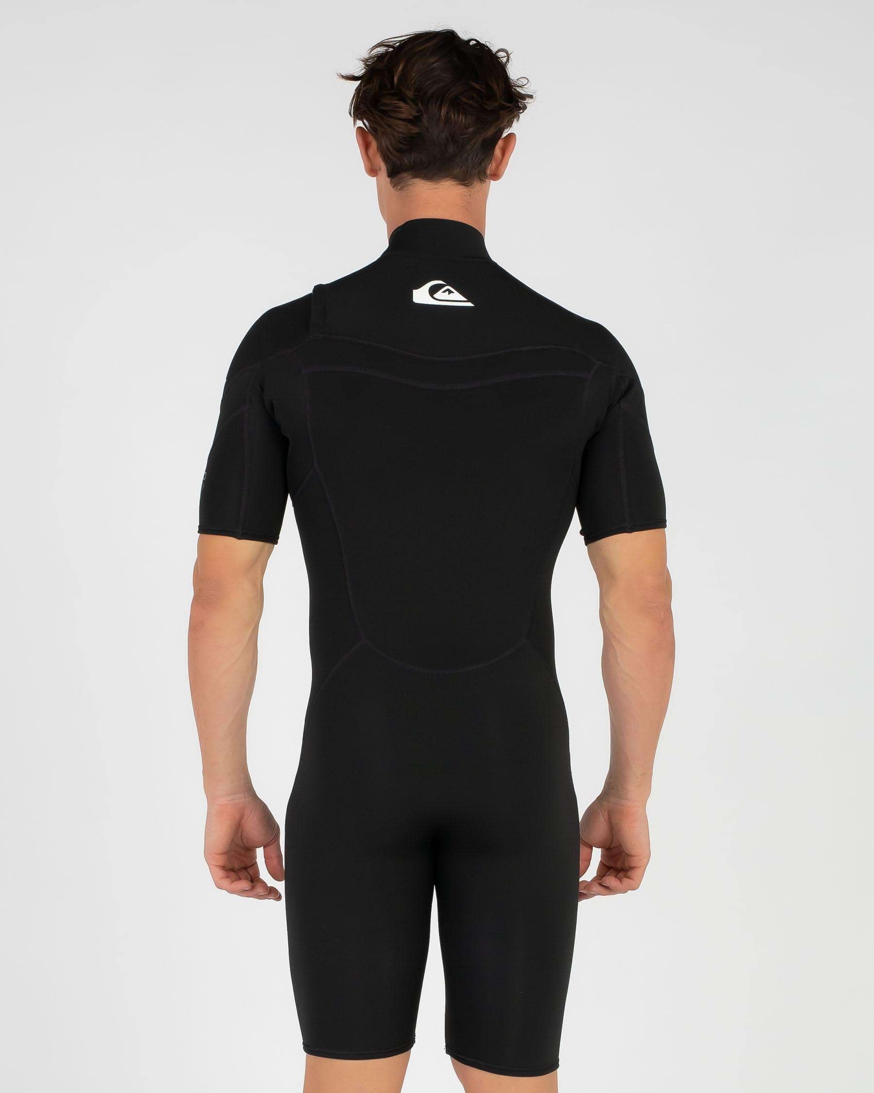 Quiksilver Syncro Short Sleeve Spring Suit In Black/white - Fast ...