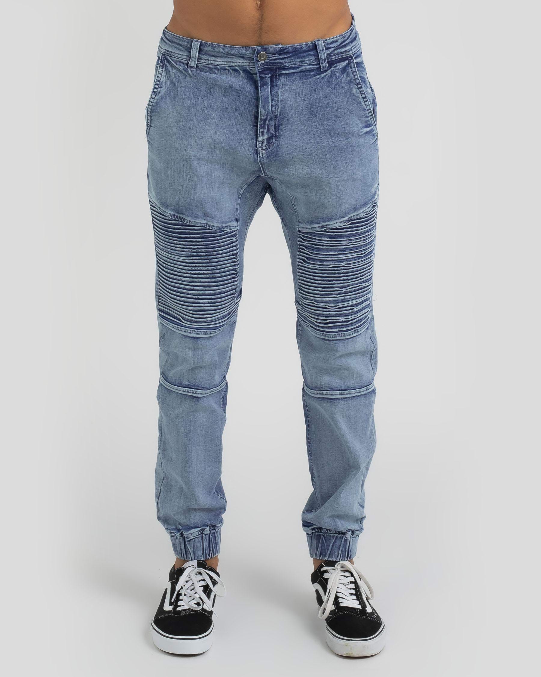 Lucid Combination Jeans In Light Blue - Fast Shipping & Easy Returns ...