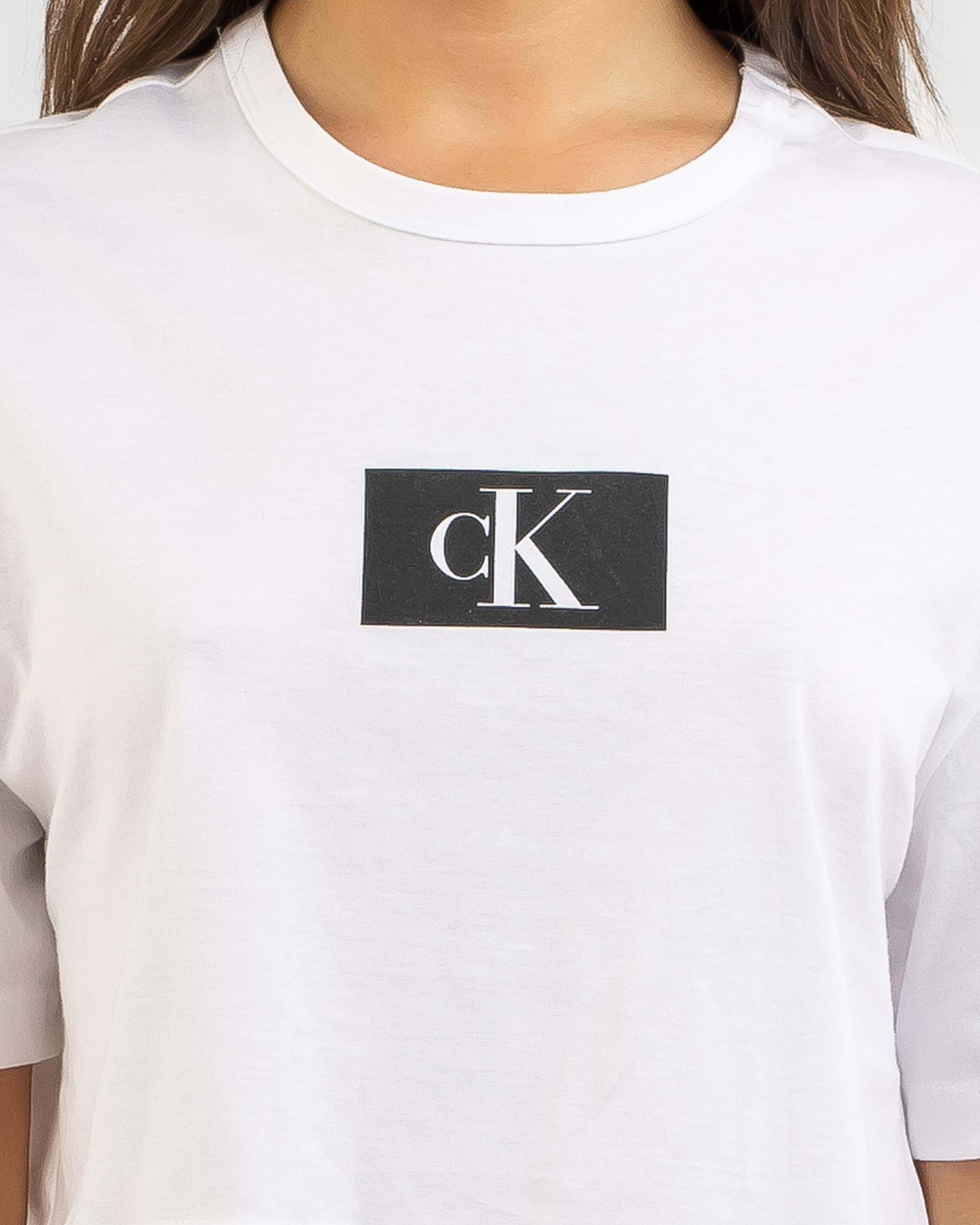 Calvin Klein 1996 T-Shirt In White - Fast Shipping & Easy Returns ...