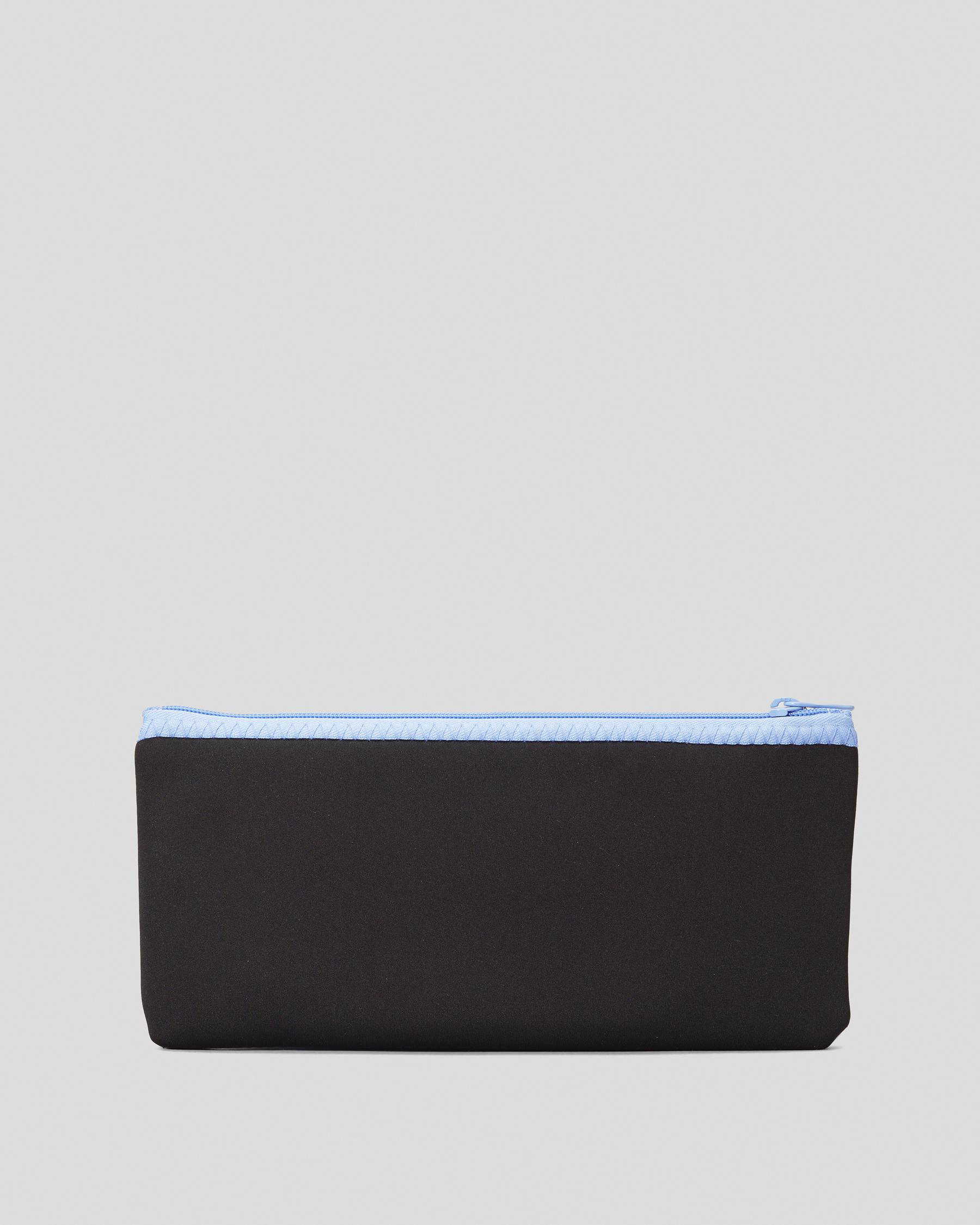 Shop Rip Curl Small Pencil Case In Mid Blue Fast Shipping & Easy