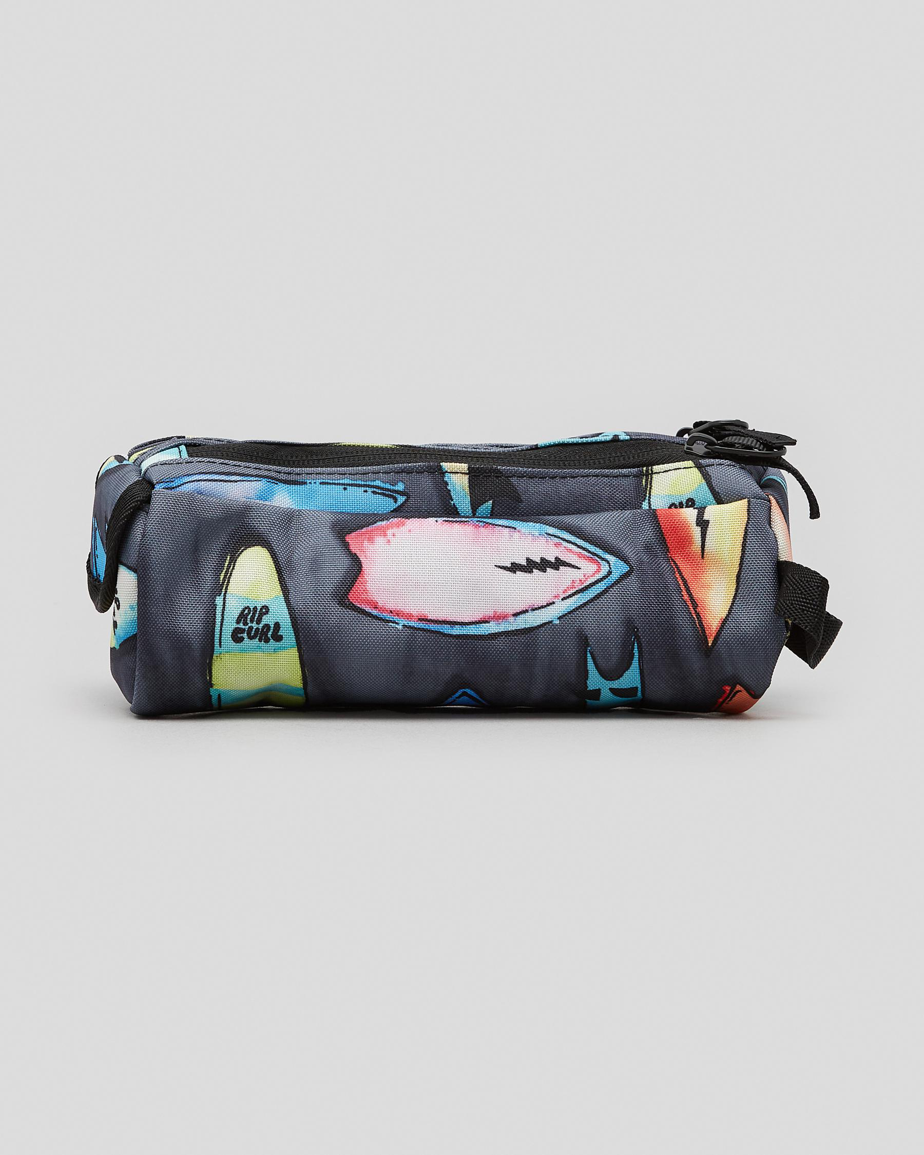 Shop Rip Curl Pencil Case 2CP BTS In Black Fast Shipping & Easy