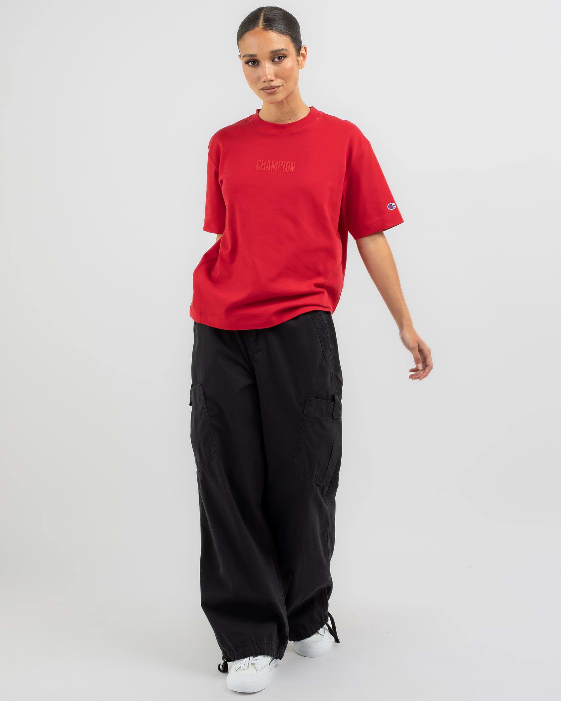 Shop Champion Rochester Base Oversized T-Shirt In Wildcard - Fast ...