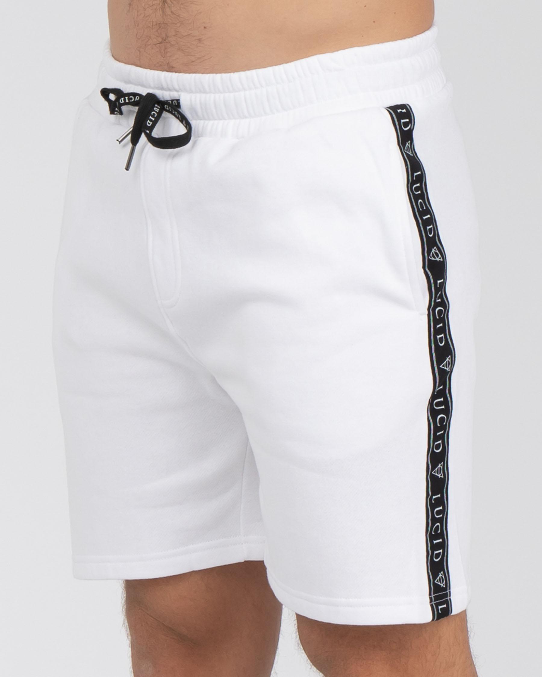Lucid Relay House Shorts In White Fast Shipping & Easy Returns City